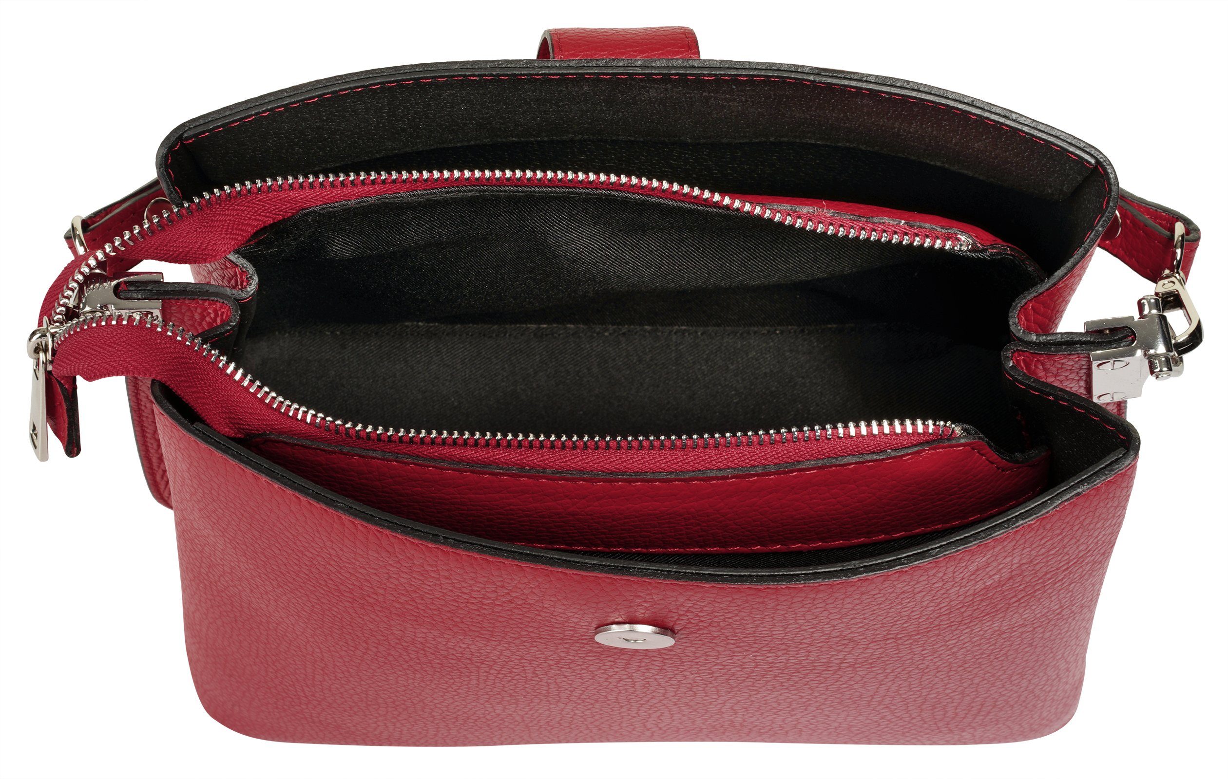 Cluty Tas echt leer, made in italy