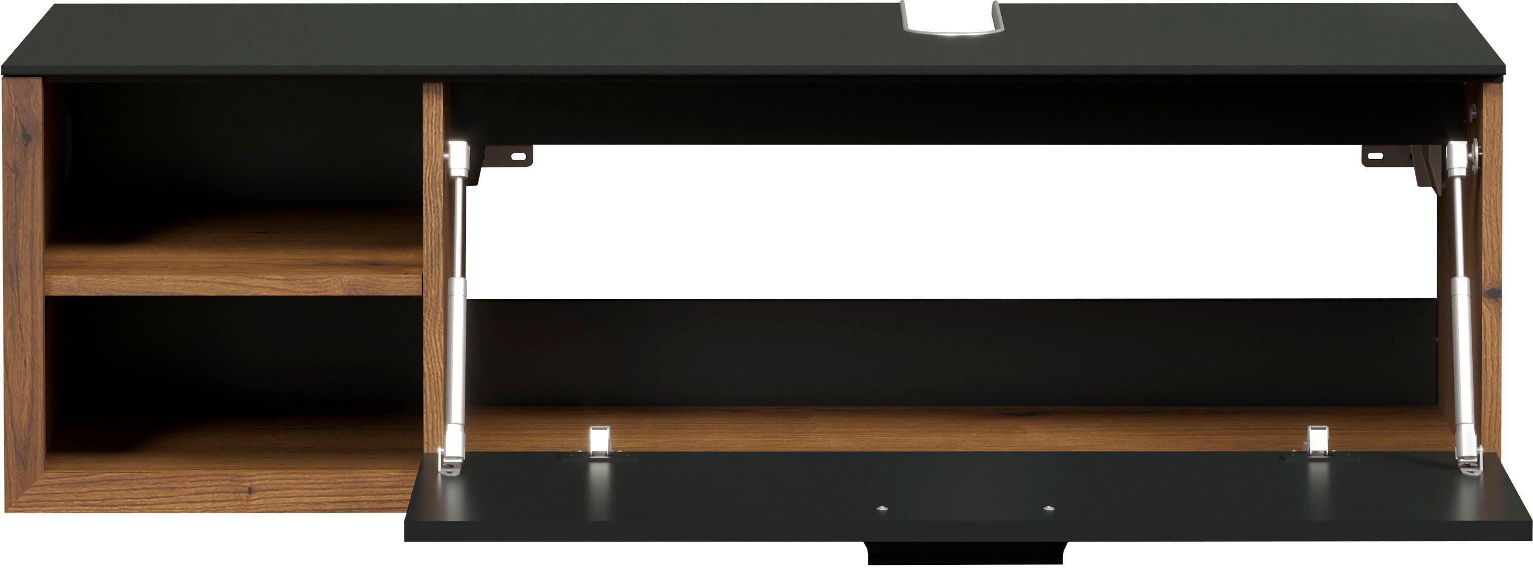 INOSIGN Wastafelonderkast Premont Hangende wastafel met sifonaansluiting - (B/D/H) 120/45/36 cm (1 stuk)