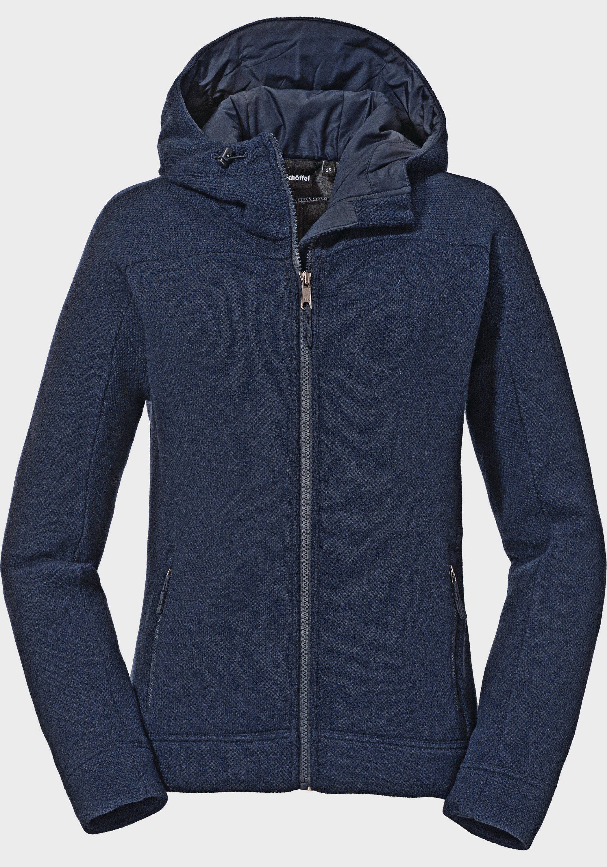 Schöffel Fleecejack Fleece hoody Lakefield L dames fleece vesten maat 36 blauw