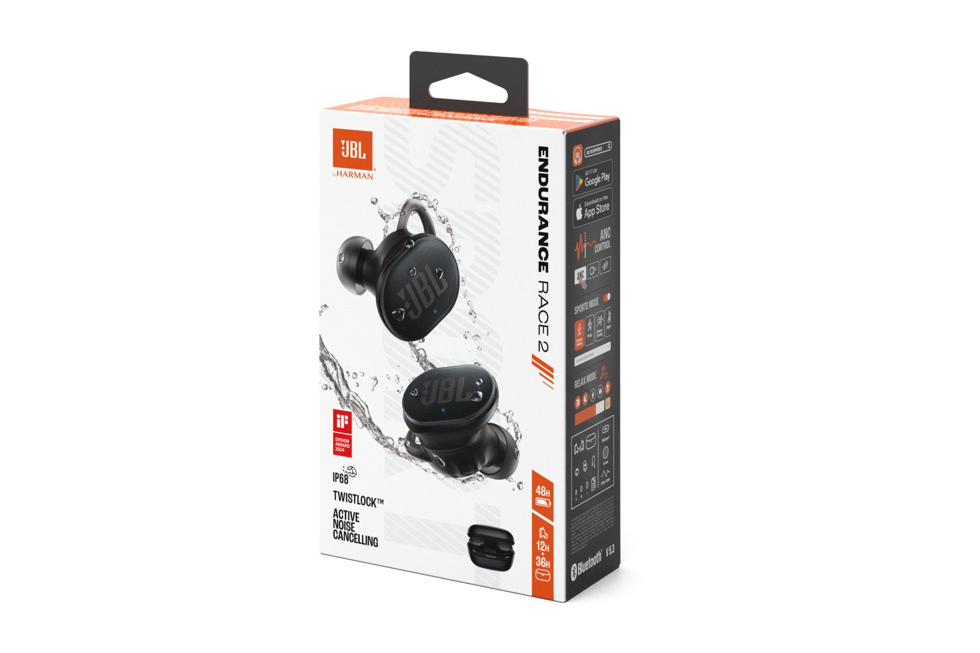 JBL Draadloze in-ear hoofdtelefoon Endurance Race 2