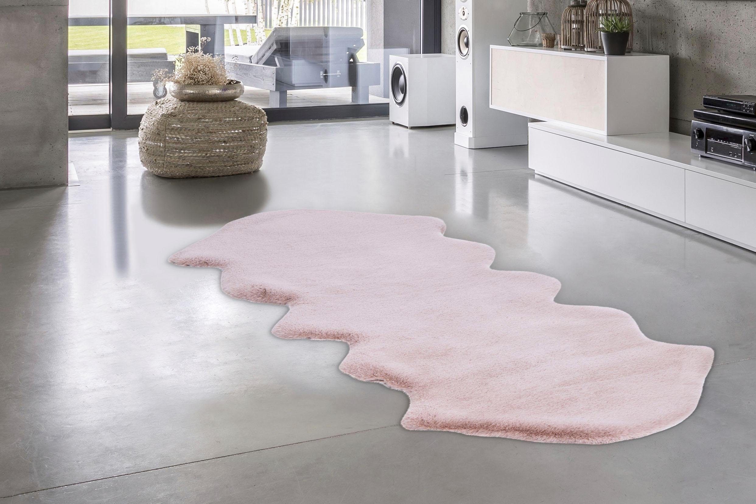 my home Hoogpolige loper Mailo Imitatiebont, konijnenbont-look en touch