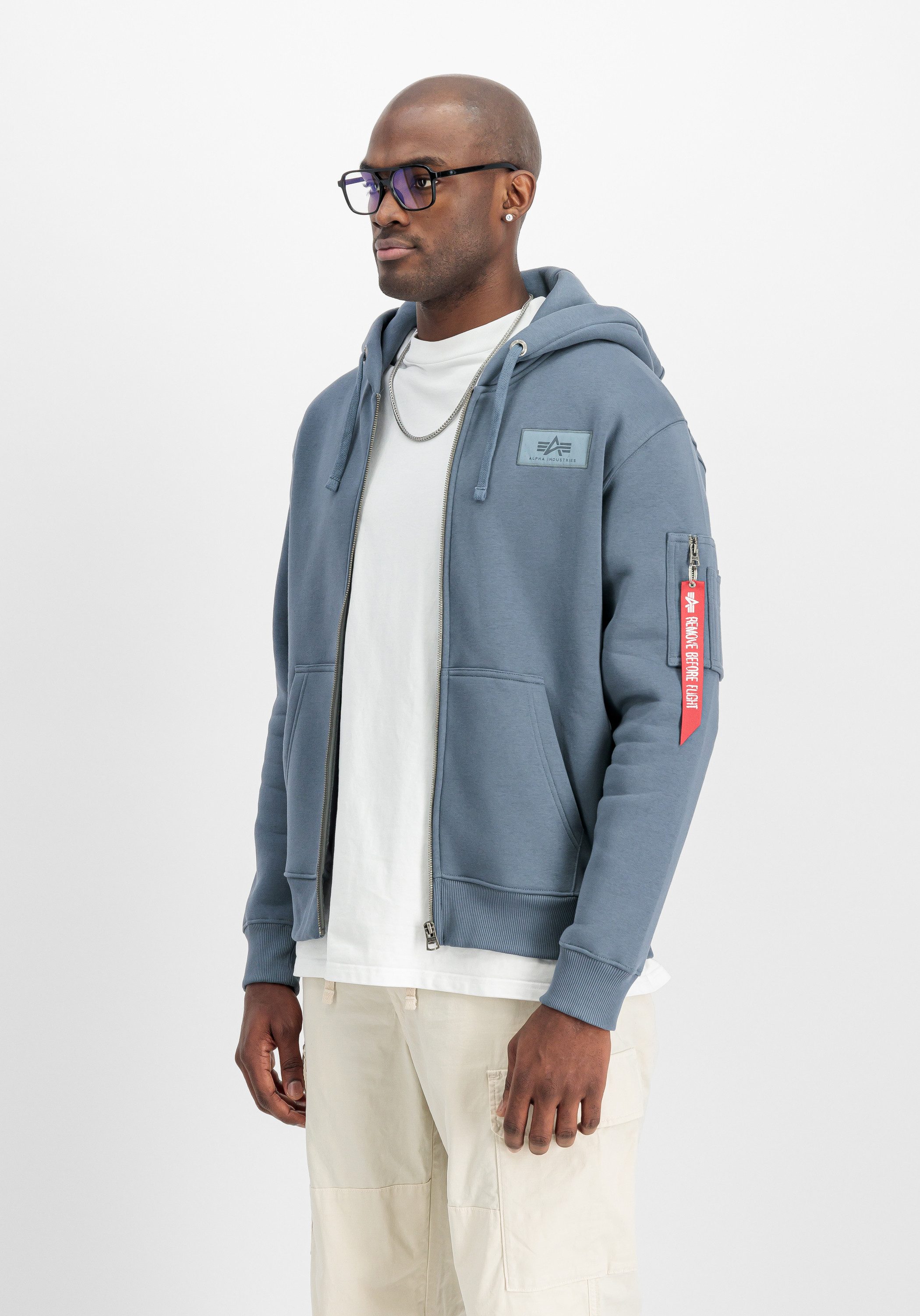Alpha Industries Hoodie Alpha Industries Men - Hoodies Back Print Zip Hoodie