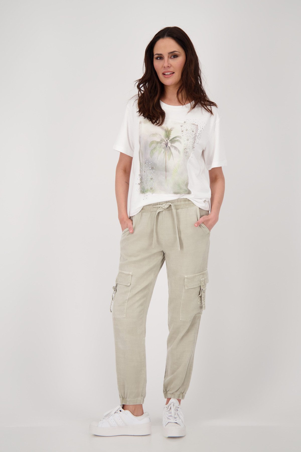 Monari Shirt met ronde hals Met een ronde hals