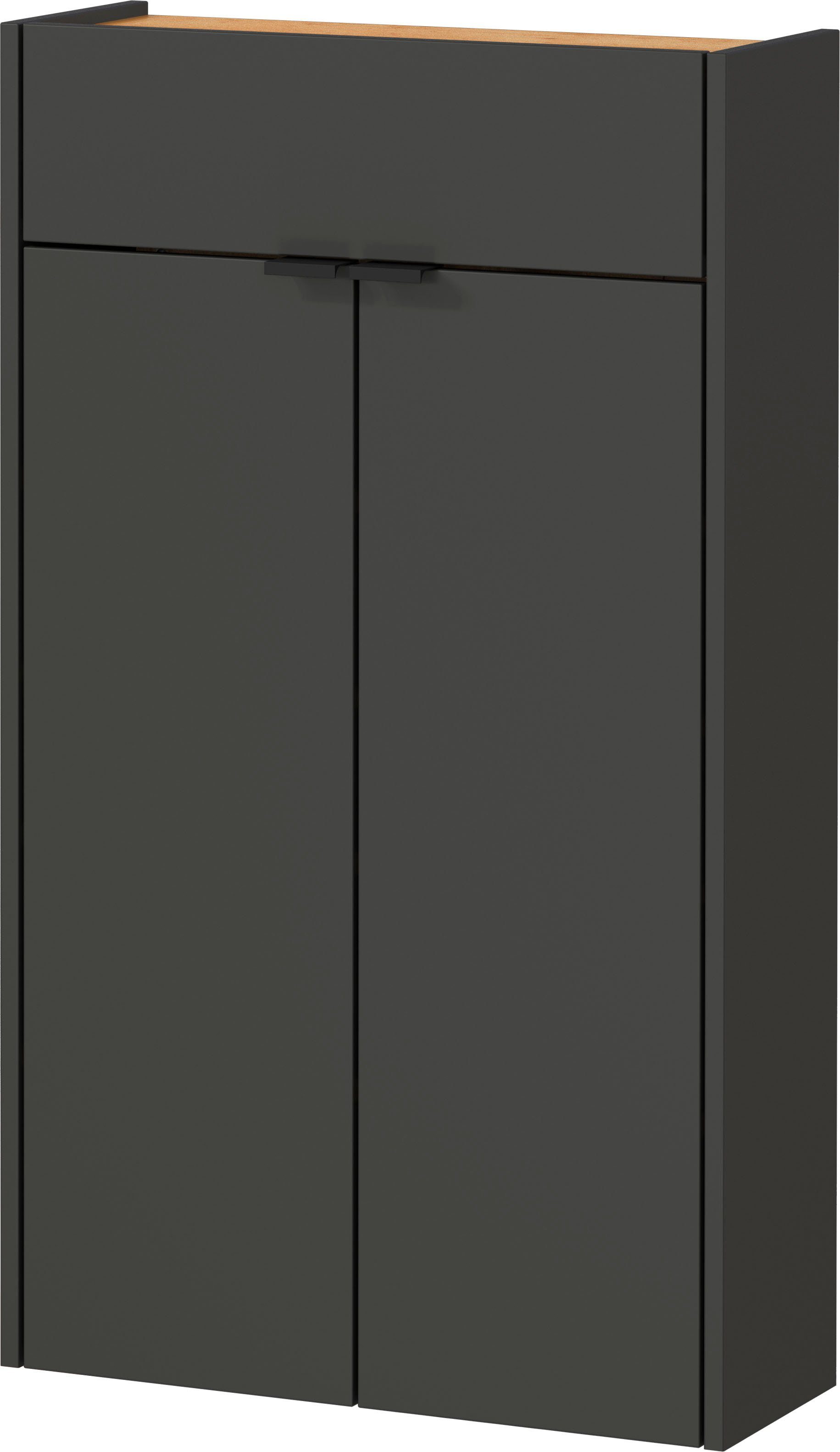 GERMANIA Halmeubelset Ameca met multifunctionele kast, spiegel en kapstokpaneel, geringe diepte (set, 3-delig)