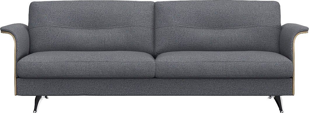 FLEXLUX 3-zitsbank Glow, super comfortabel door hoogwaardige zitopbouw met verenvering