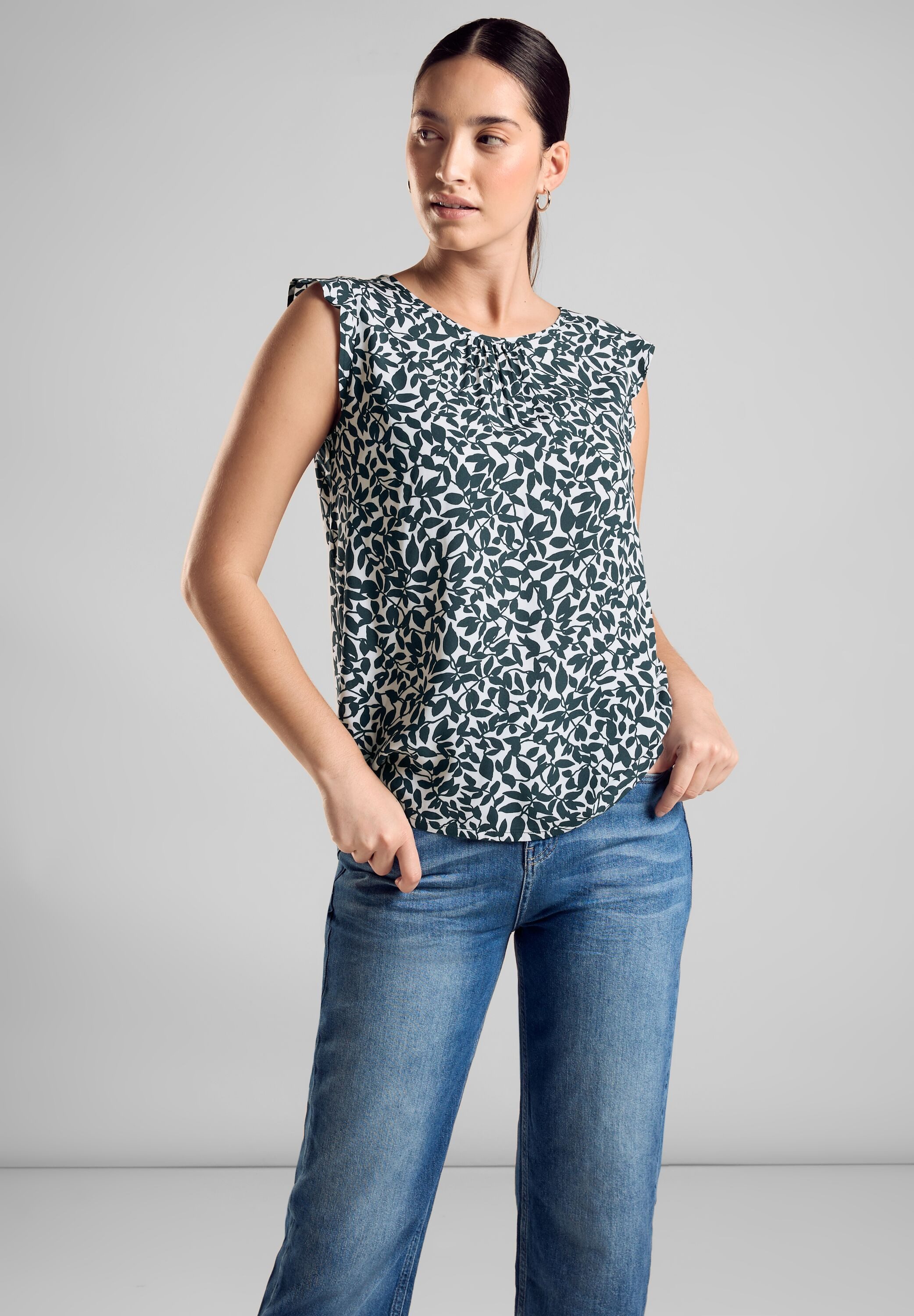 STREET ONE Top met frills