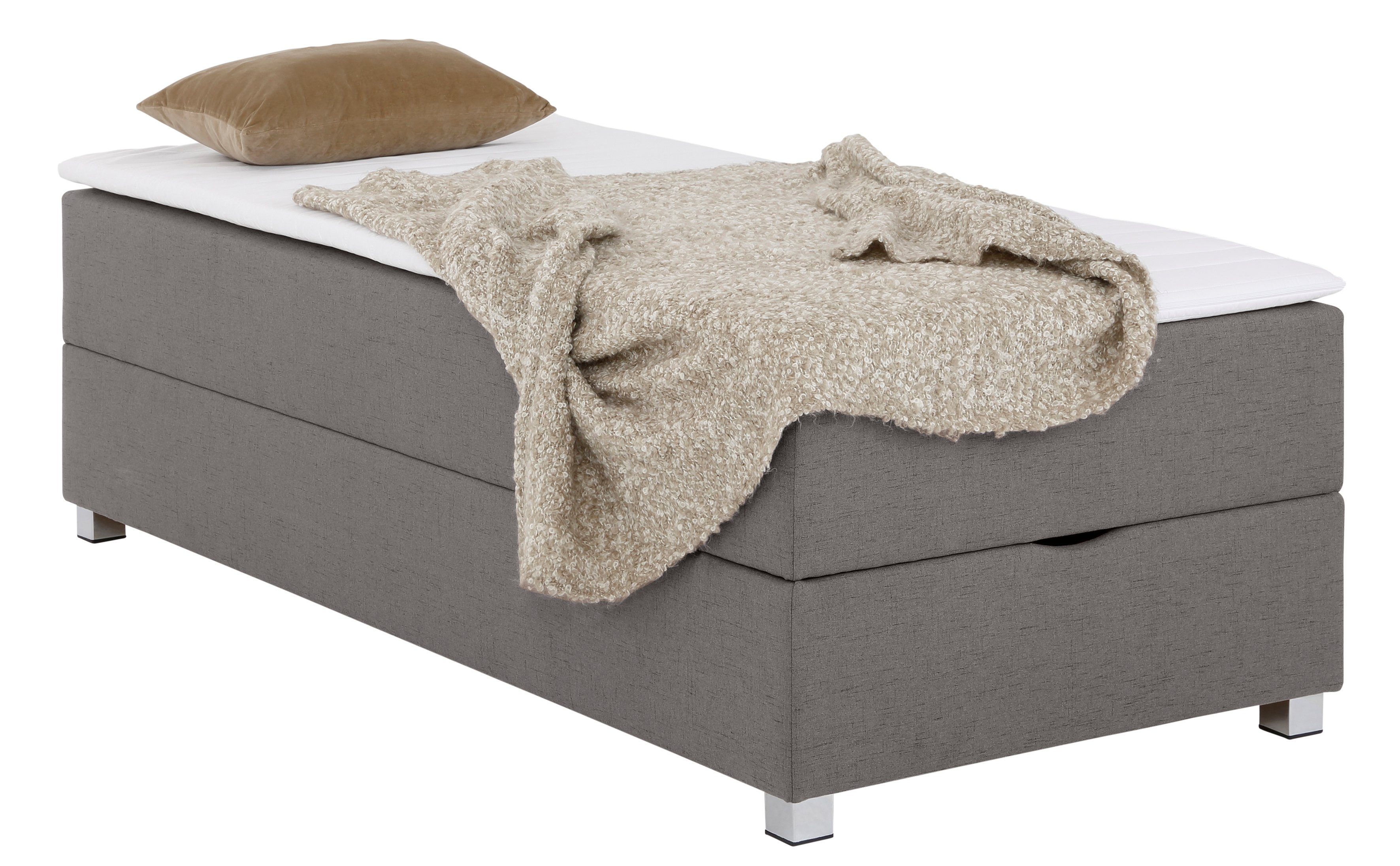 INOSIGN Boxspring Alexis zonder hoofdbord - ideaal voor ruimtes met schuine plafonds, in 4 breedten