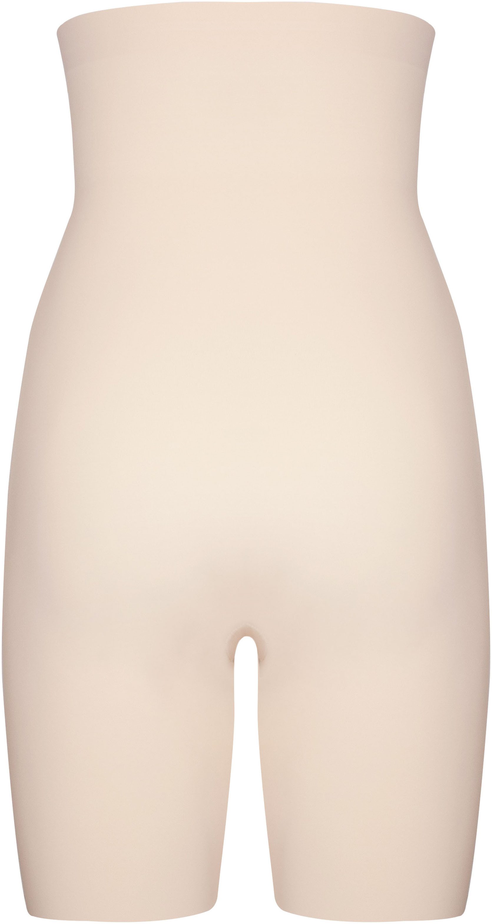 Magic Body Fashion Shapingbroek Maxi Hi-Bermuda Siliconen afwerking aan de bovenkant voorkomt oprollen