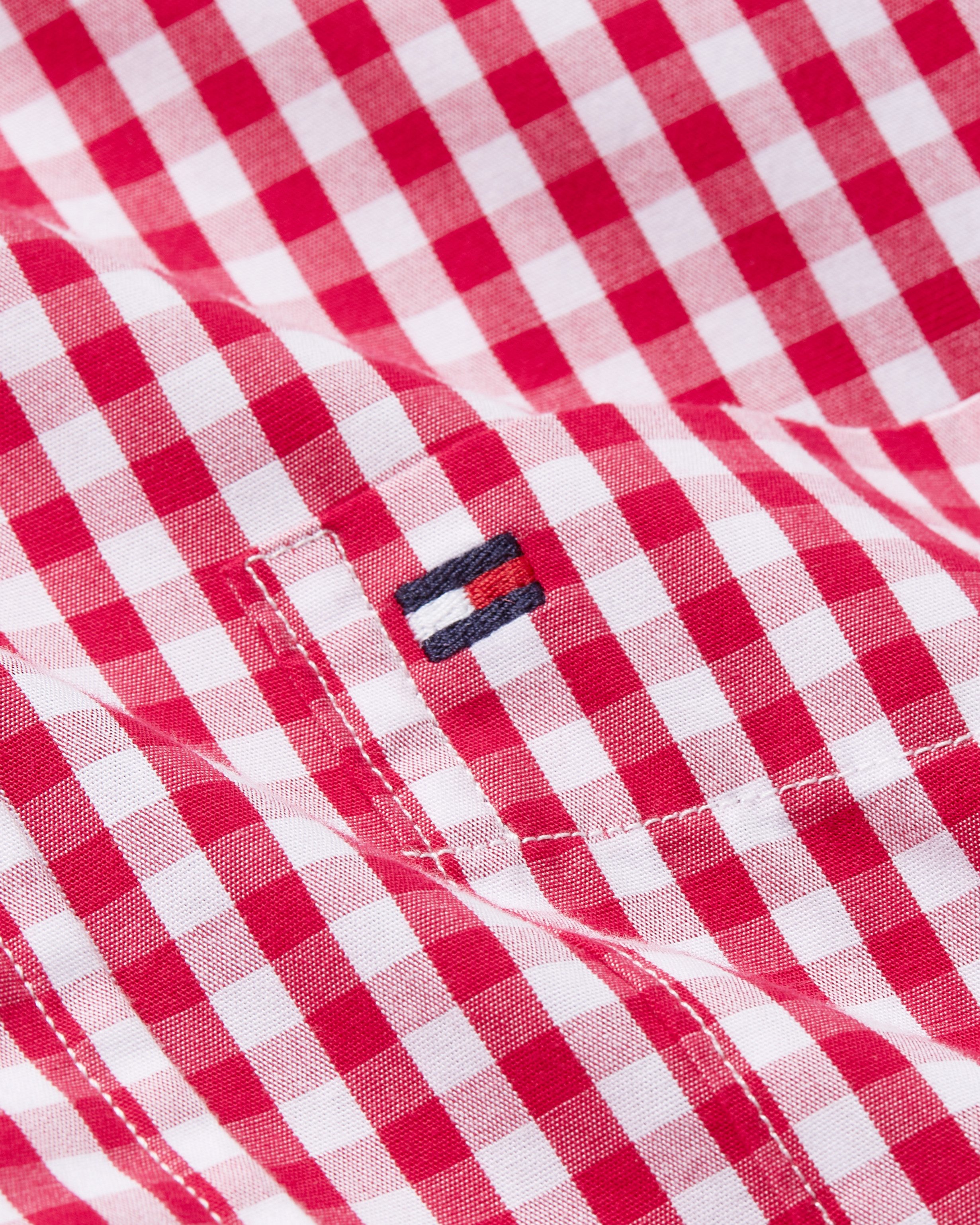 Tommy Hilfiger Overhemd met lange mouwen FLEX POPLIN GINGHAM SHIRT