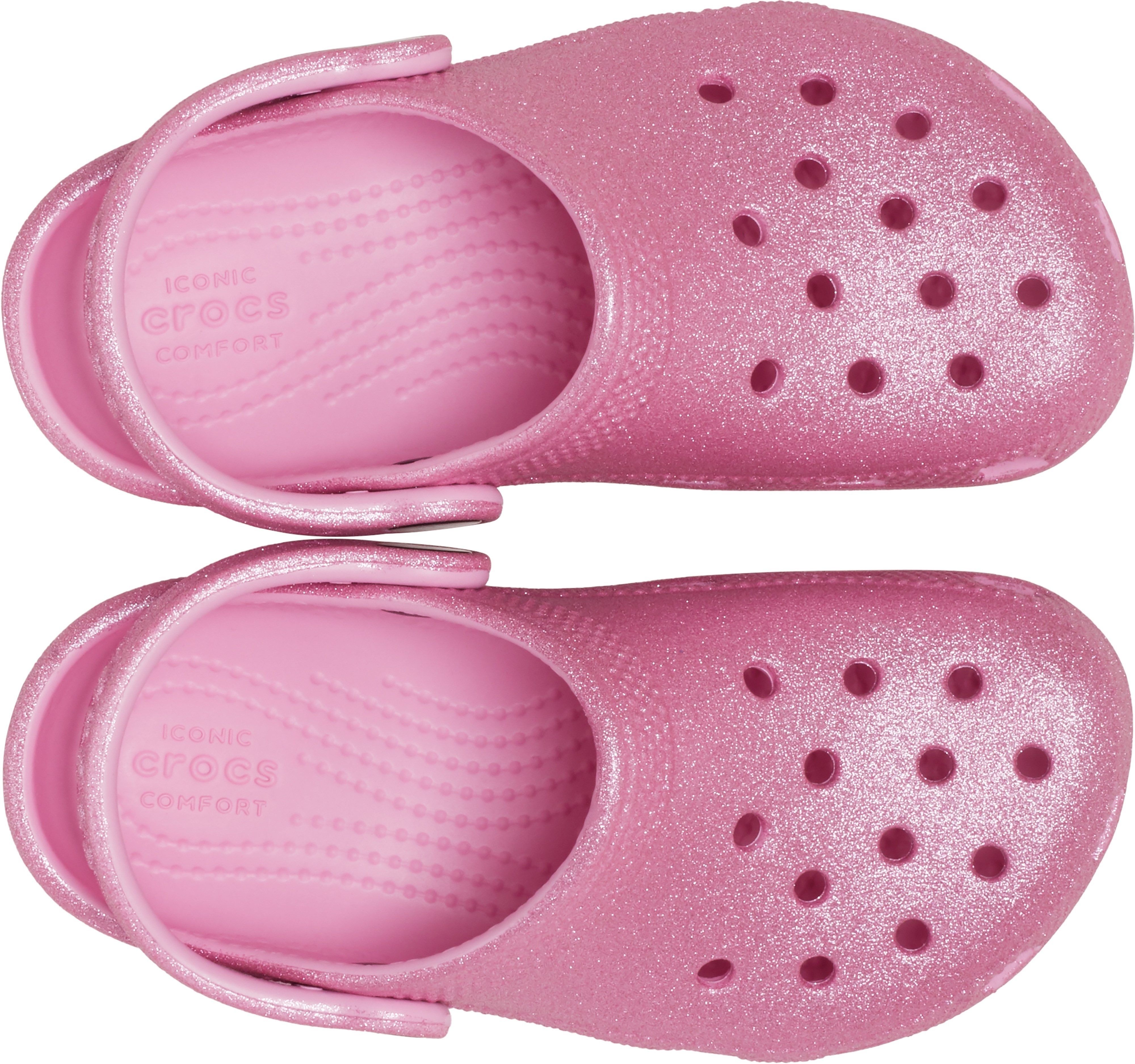 Crocs Clogs Classic Clog Glinsterende schoen, babyschoen, zomerschoen met allover glans