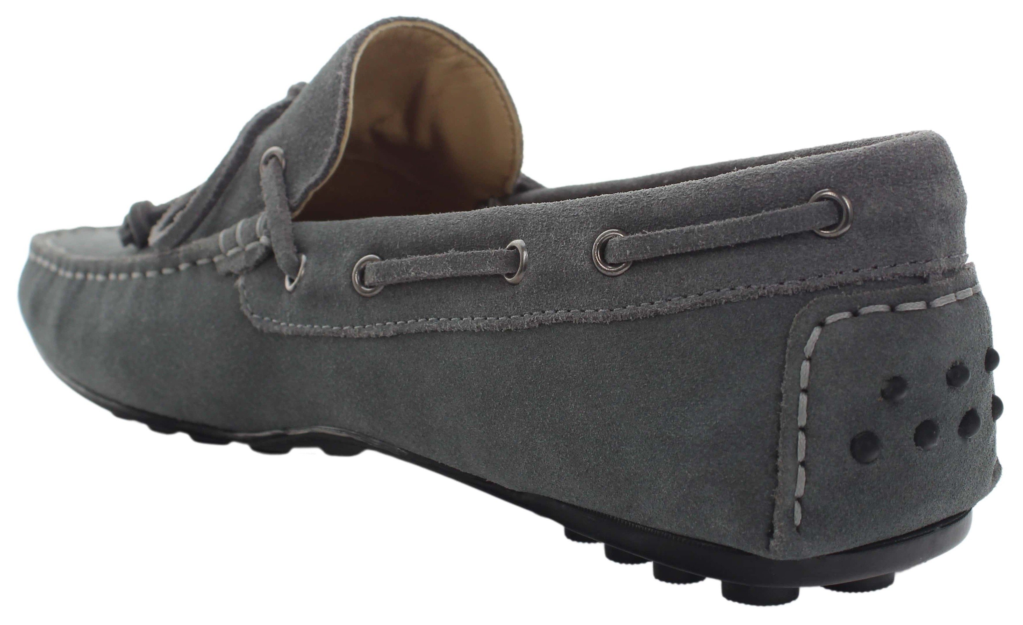 LUMBERJACK Mocassins Slippers, boot schoenen met suède veters