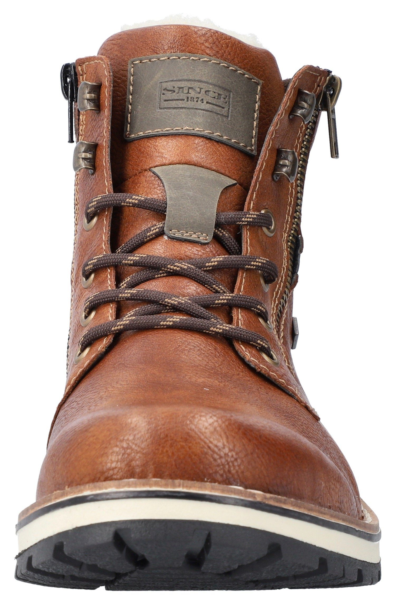 Rieker Winterlaarzen met comfortabele rieker tex-uitrusting, vrijetijdsschoen, veterschoen