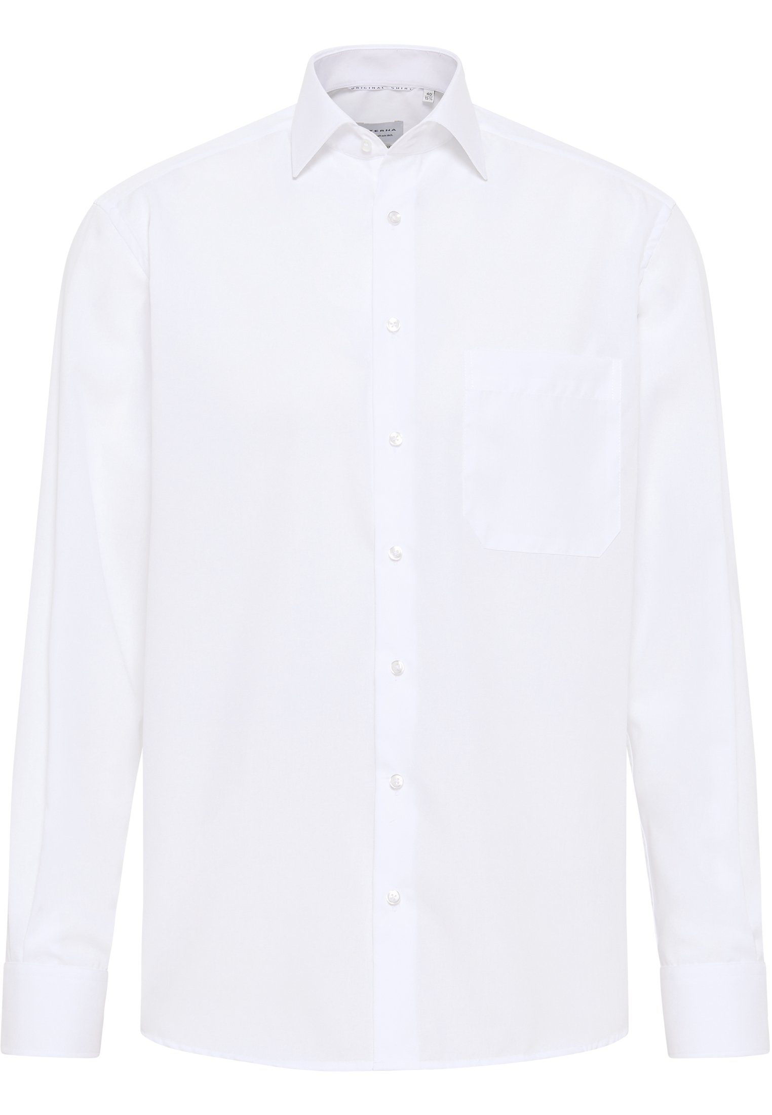 Eterna Overhemd met lange mouwen Comfort fit NON IRON (strijkvrij)