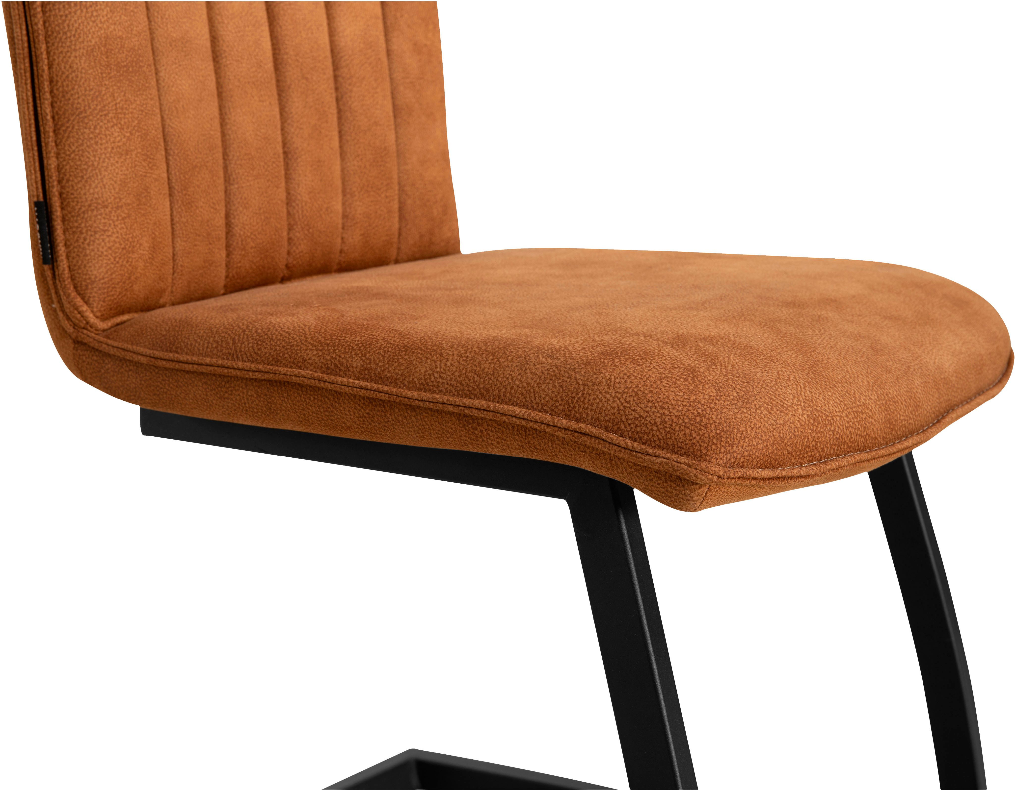 OMG Design Vrijdragende stoel Amara Eetkamerstoel, keukenstoel, onderhoudsvriendelijke bekleding (set)