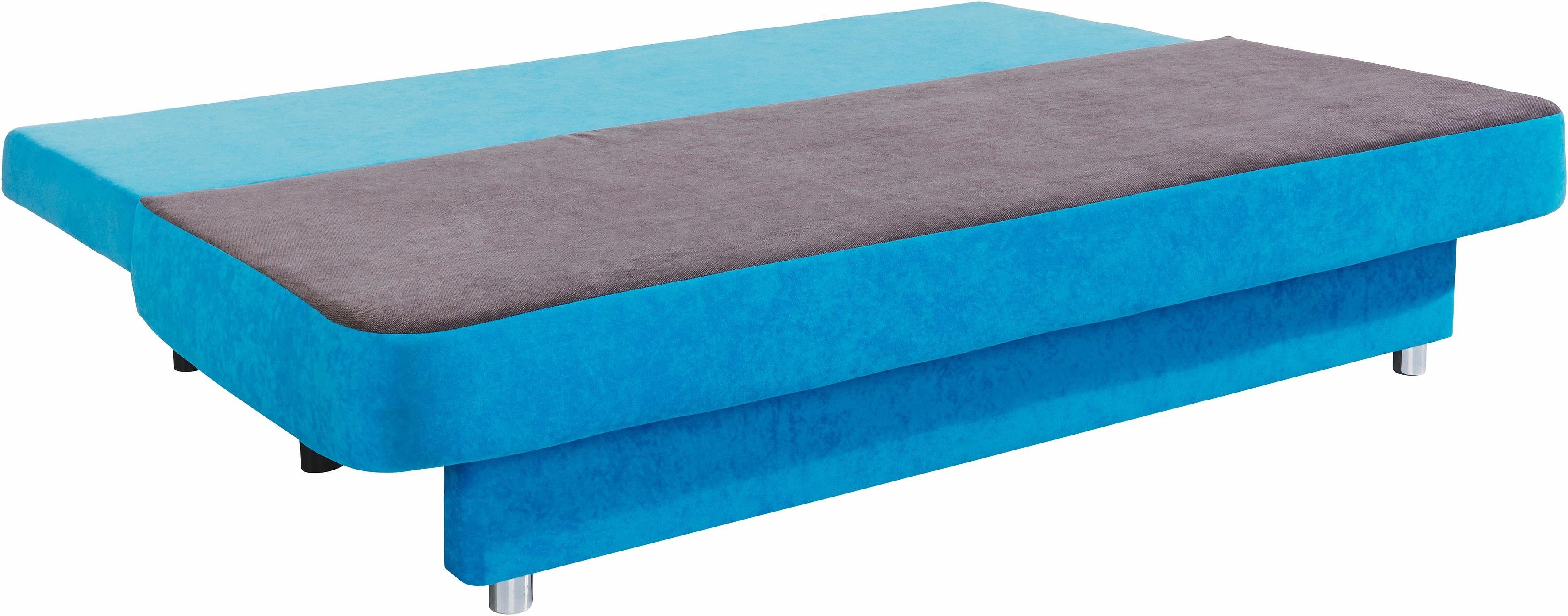 COLLECTION AB Slaapbank ULLA inclusief bedfunctie en opbergruimte Slaapbank, bedfunctie, bedlade, incl. rugkussens, armleuningkussens
