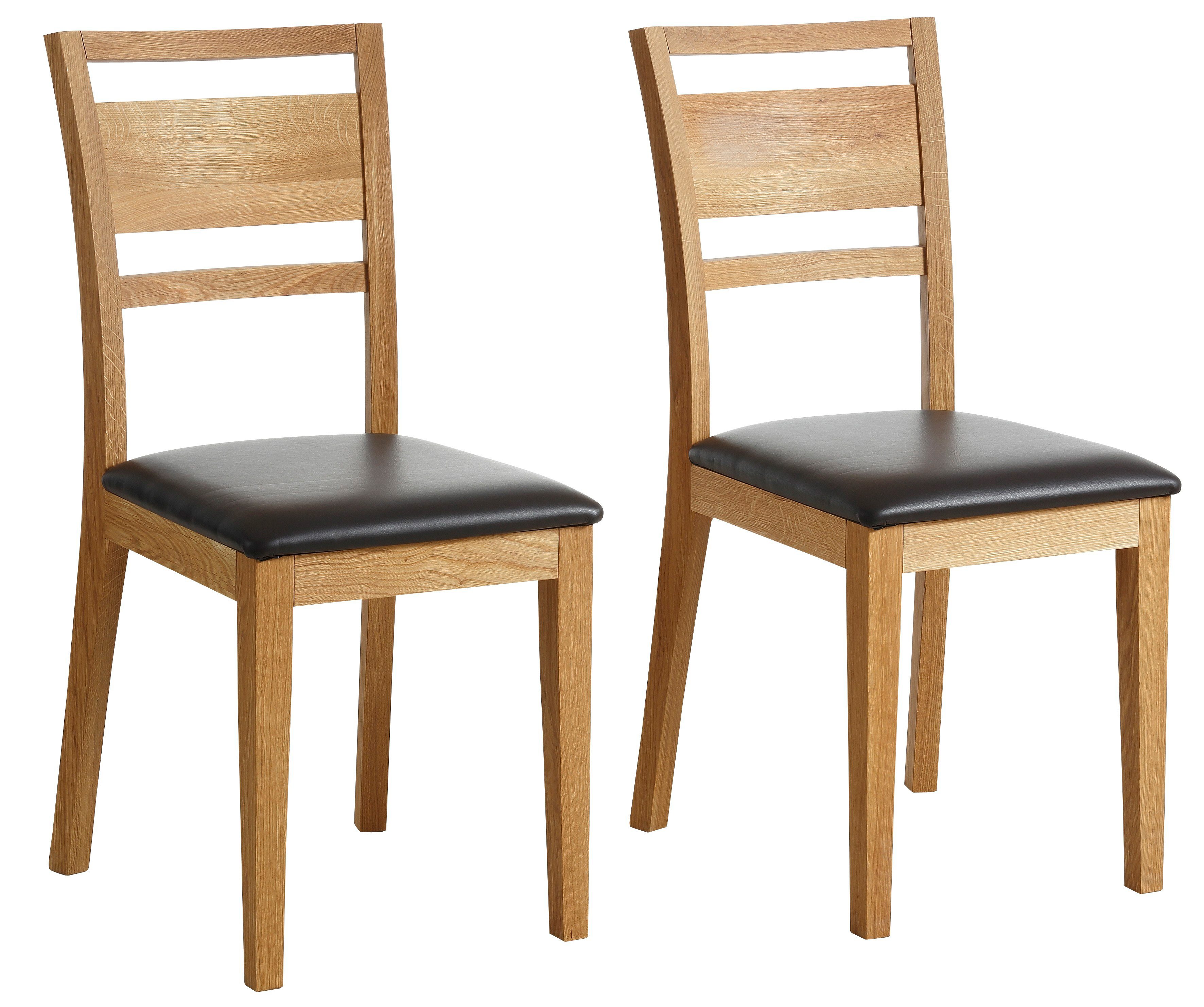 Premium collection by Home affaire Stoel Helsinki Houten stoel, keukenstoel (set, 2 stuks)