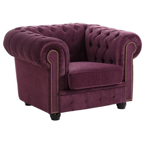 Max Winzer® Chesterfield-fauteuil Rover met elegante knoopstiksels