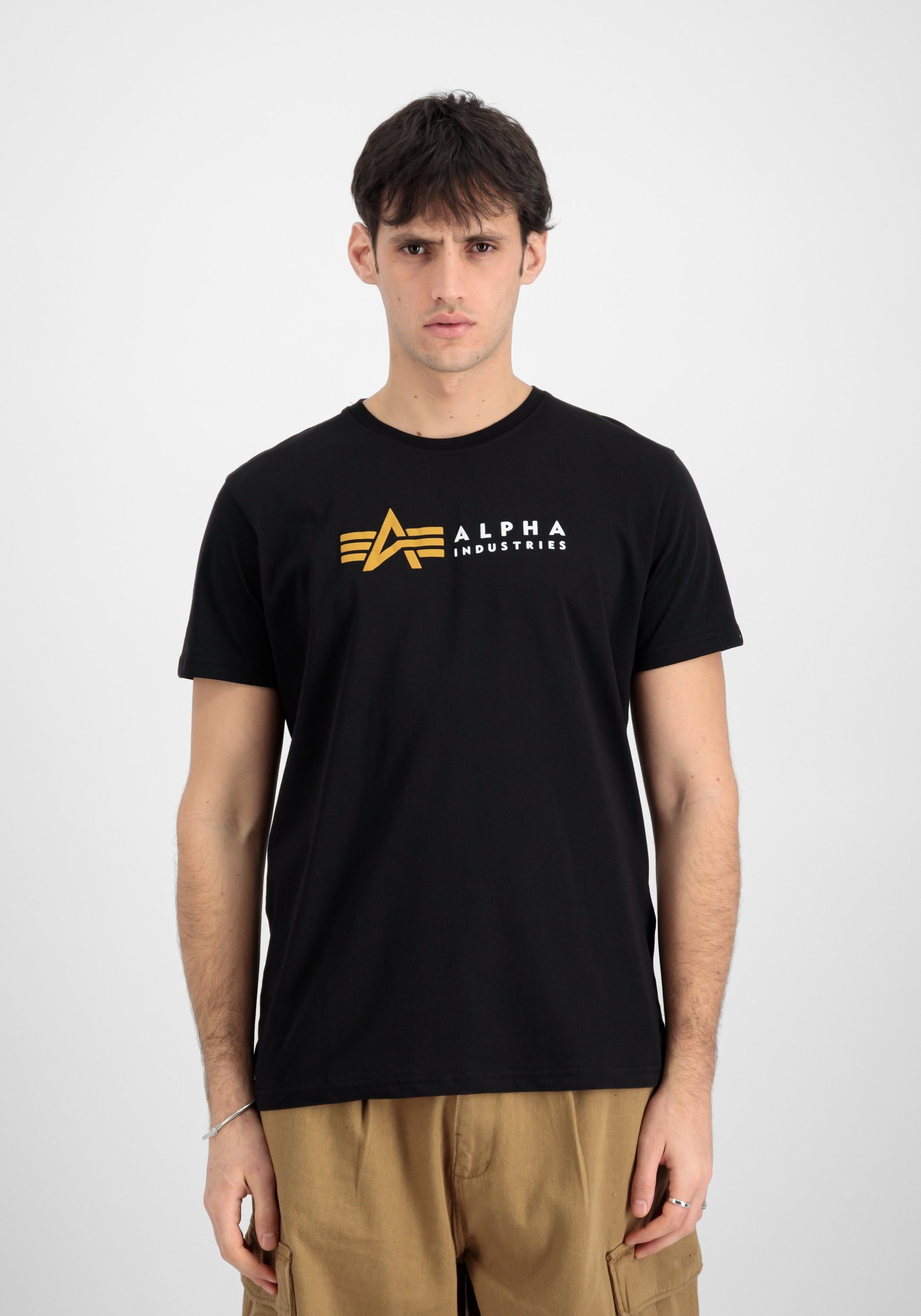Alpha Industries T-shirt Alpha Industries Men - T-Shirts Alpha Label T Puff Print