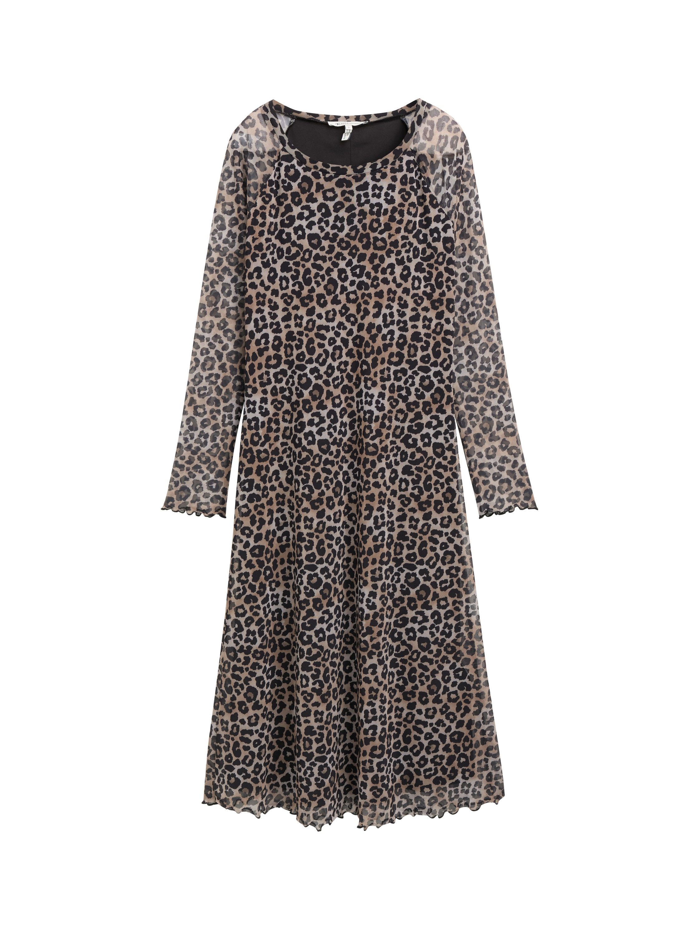 Tom Tailor Denim Midi-jurk met print all-over