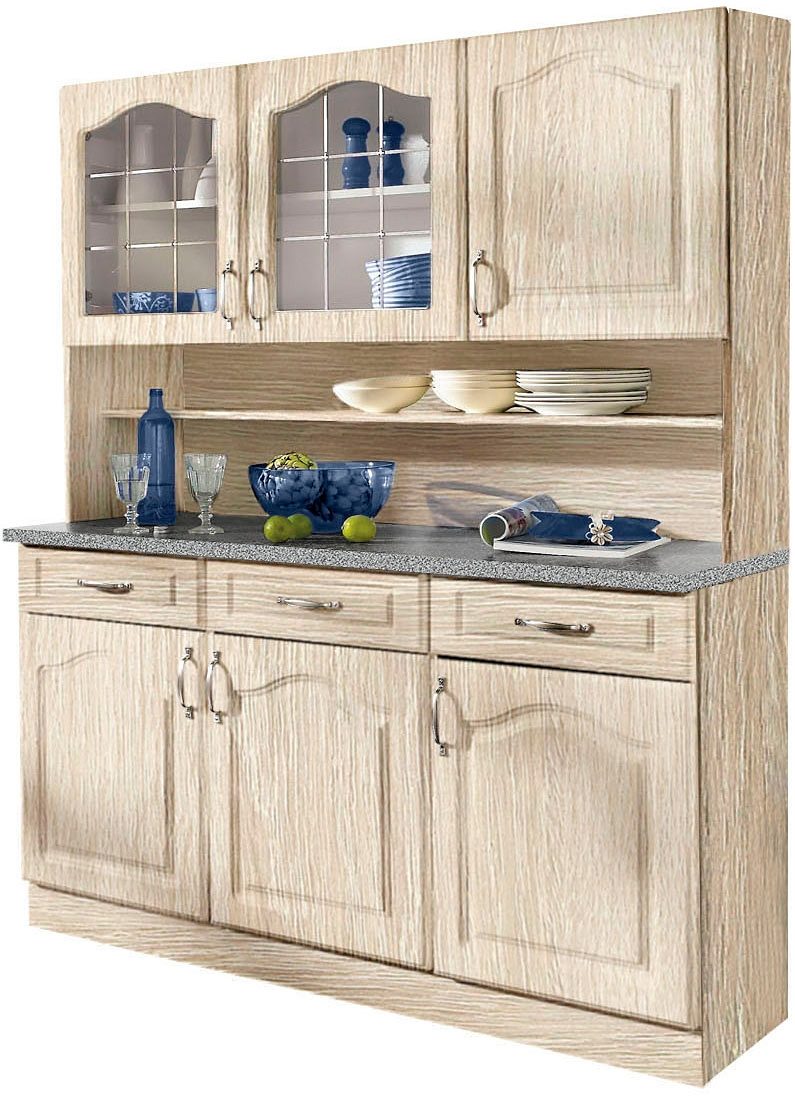 wiho Küchen Keukenbuffet Linz 150 cm breed, in landhuisstijl