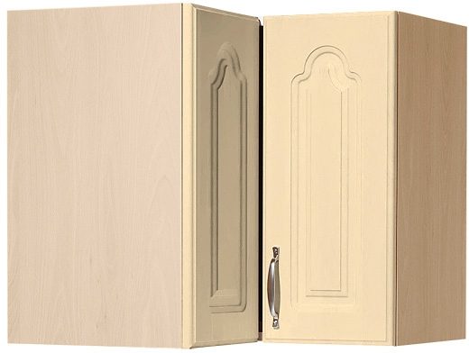 wiho Küchen Hangend hoekkastje Linz 60 cm breed hangkasten geel