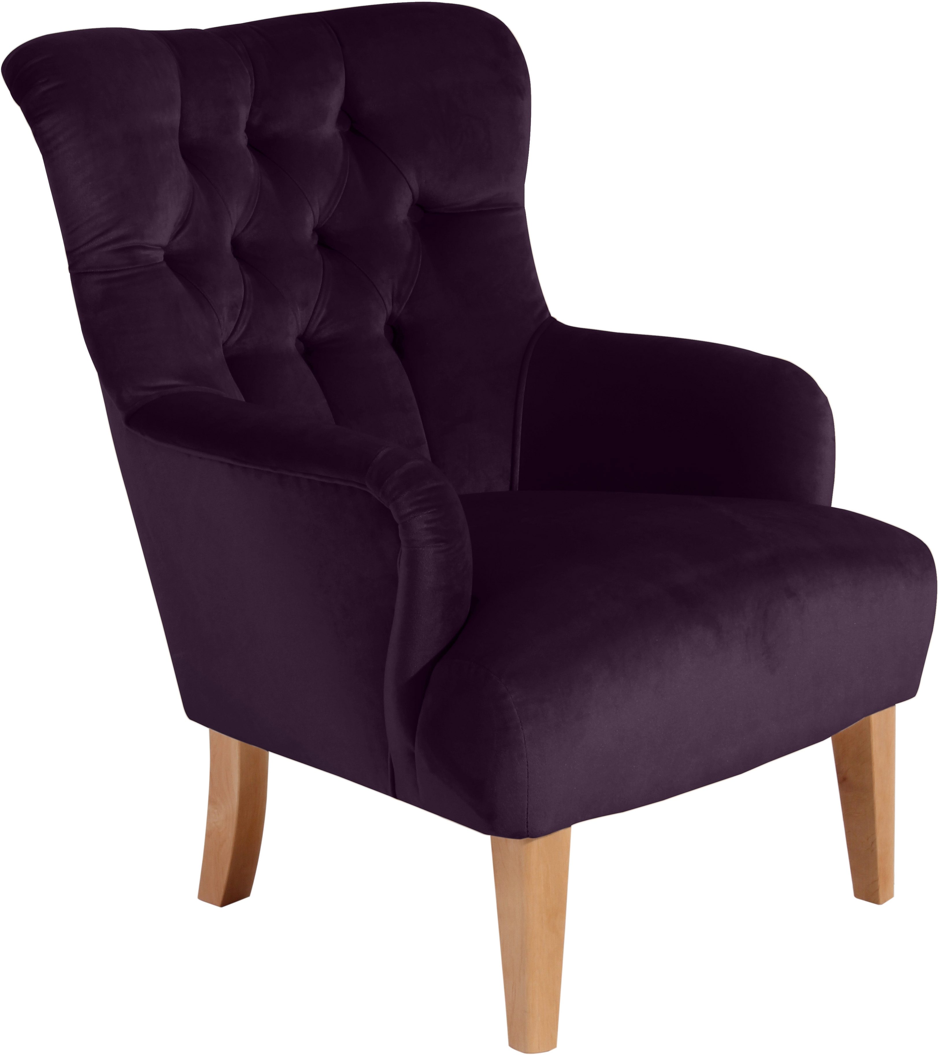 Max Winzer® Chesterfield-fauteuil Bradley met elegante knoopstiksels