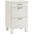 home affaire onderkast alby breedte 50 cm, 1 lade, 2 laden wit