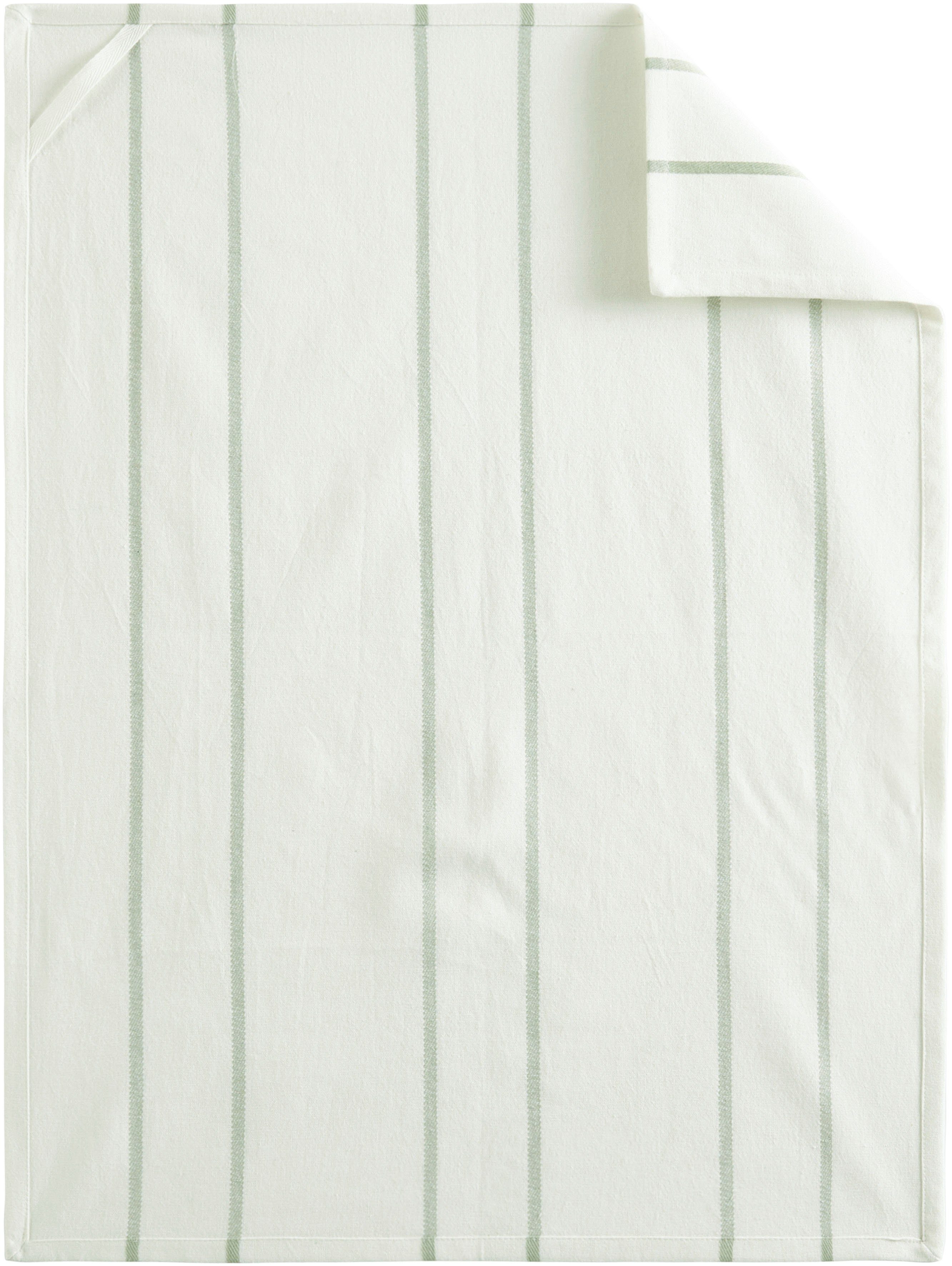 LeGer Home by Lena Gercke Theedoek Anisha, van 100% katoen in twee verschillende kleuren, afmetingen per doek ca. 50 x 70 cm (set, 10-delig)