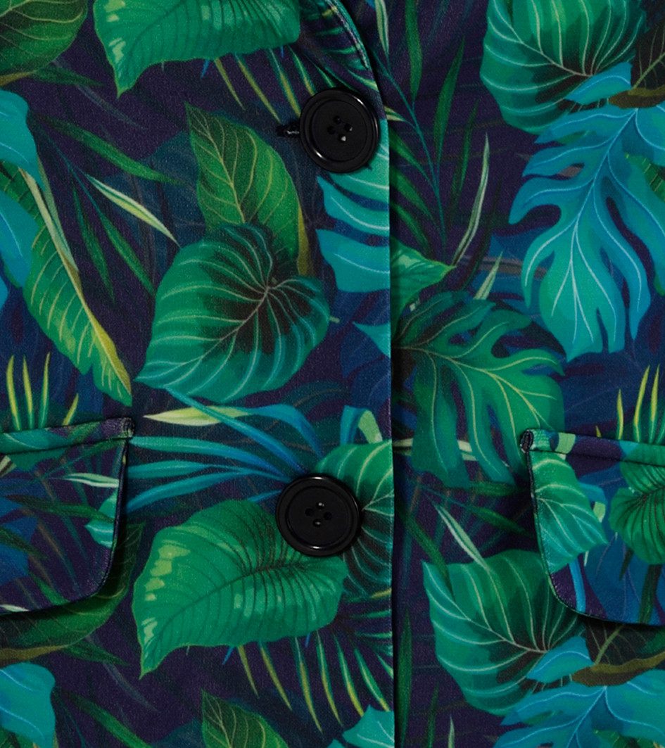 Aniston SELECTED Jerseyblazer met grootschalig en abstract bladerenpatroon - nieuwe collectie