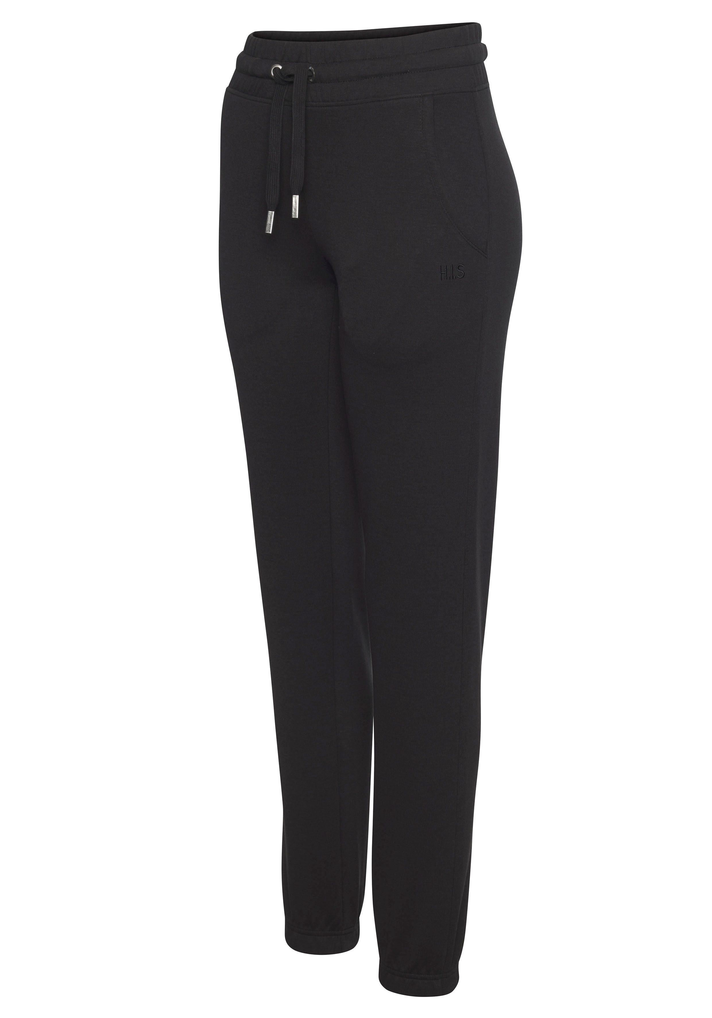 H.I.S Relaxbroek met brede tailleband, loungewear, loungepak