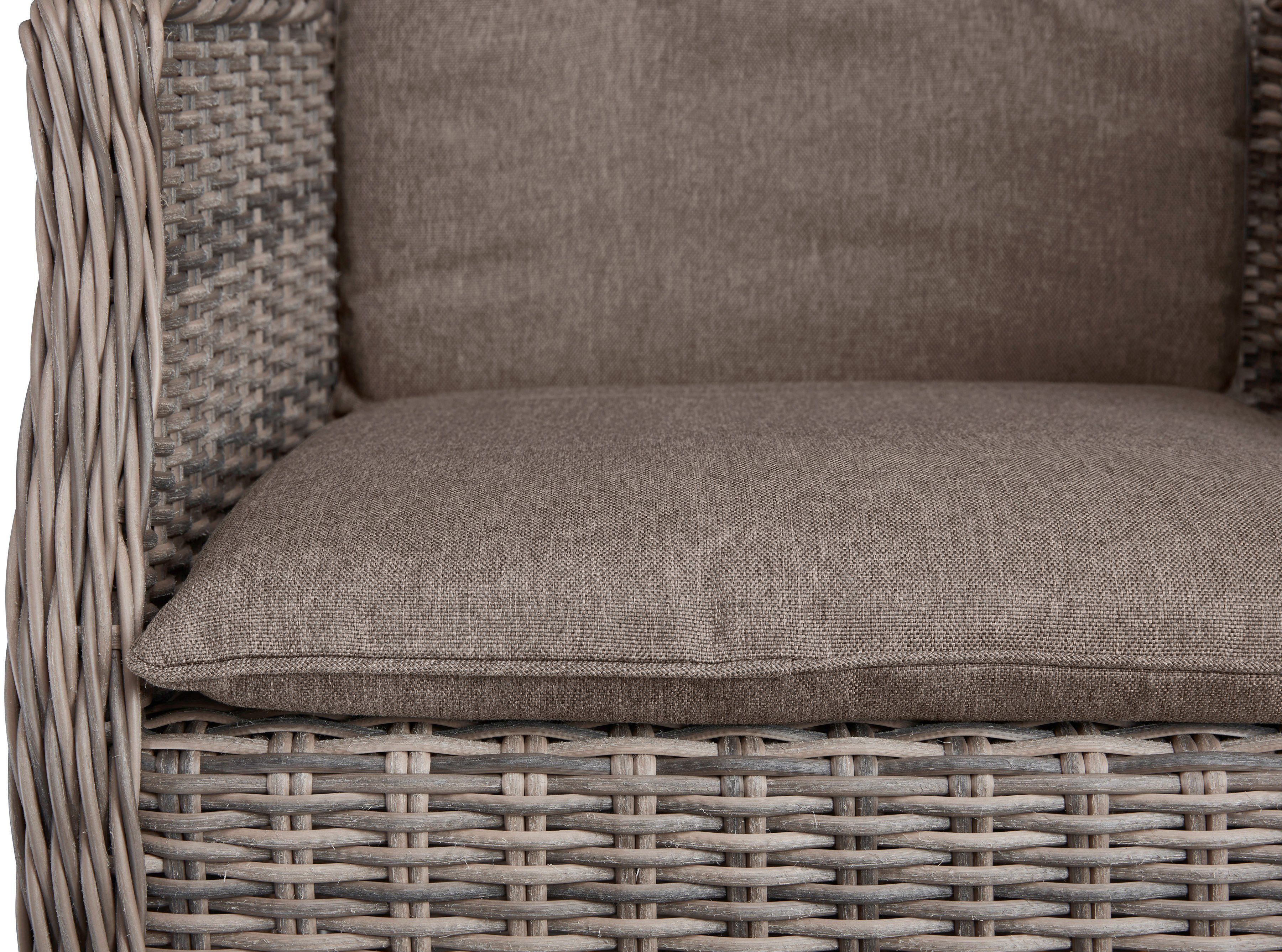 MERXX Tuinstoel Riviera set van 2, polyrotan, staal (set, 2 stuks)