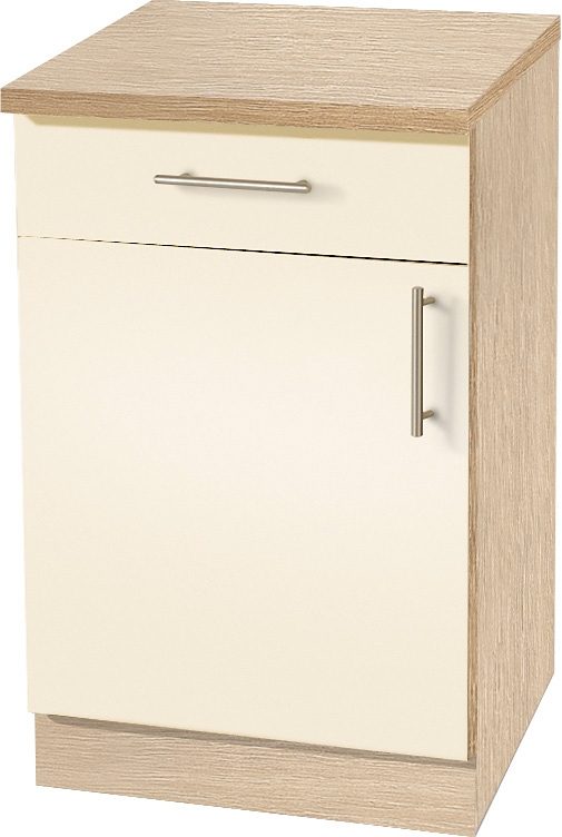 wiho Küchen Onderkast Kiel 60 cm breed onderkasten geel