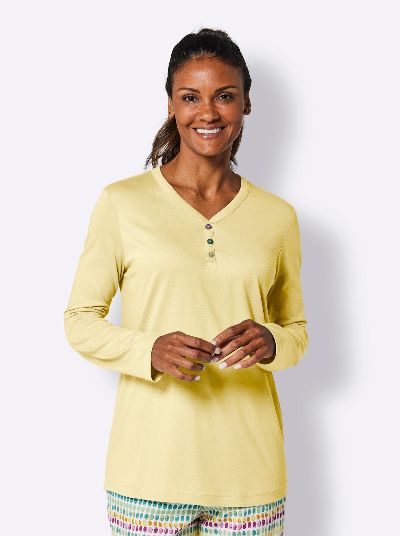 Wäschepur Pyjama top Pyjamashirt (1-delig)
