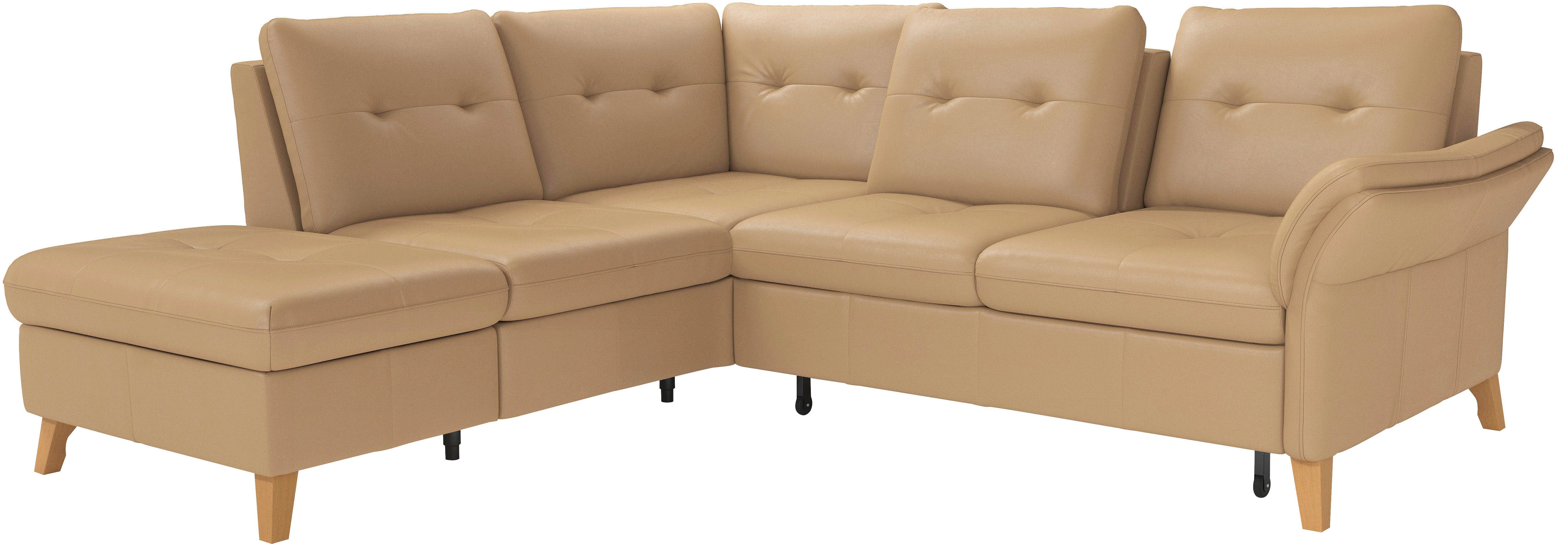 sit&more Hoekbank Göteborg inclusief zitdiepteverstelling, optioneel met bedfunctie & bedlade