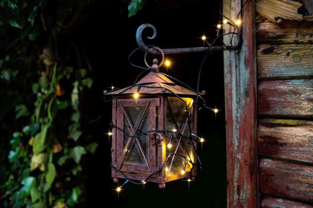 KONSTSMIDE Led-lichtsnoer Kerstversiering buiten gevroren, 80 warmwitte diodes