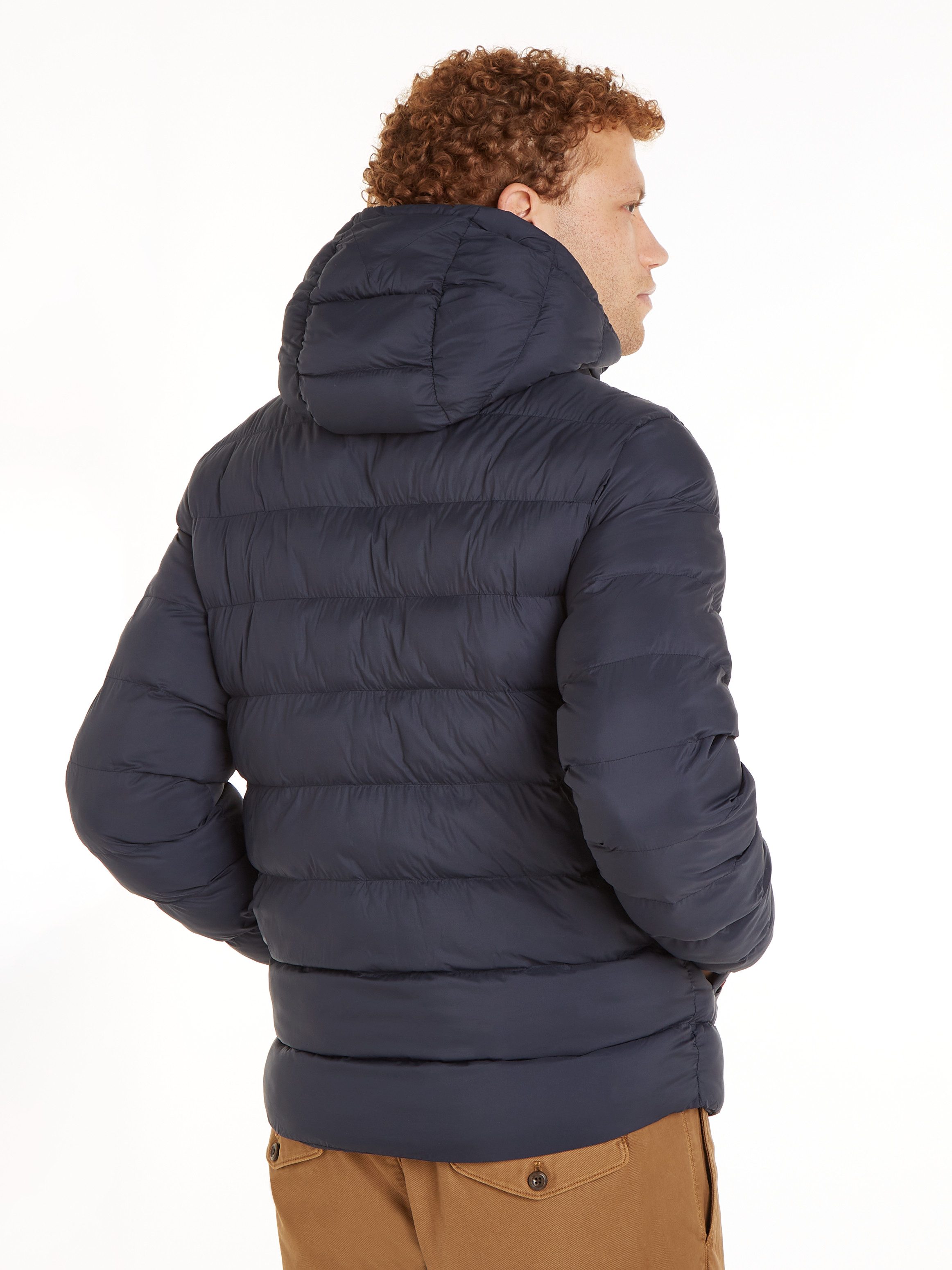 Tommy Hilfiger Gewatteerde jas MID WEIGHT HOODED JACKET