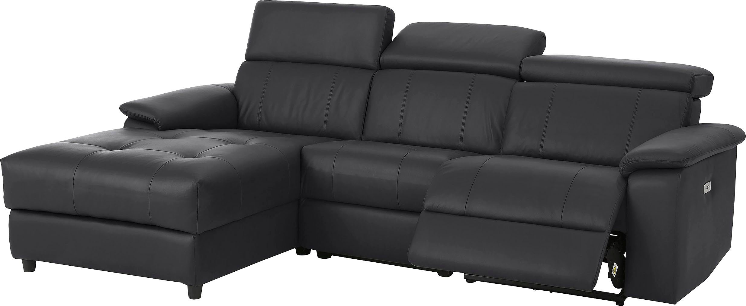 Home affaire Hoekbank Binado, L-vorm, met handmatige of elektrische relaxfunctie met usb-aansluiting
