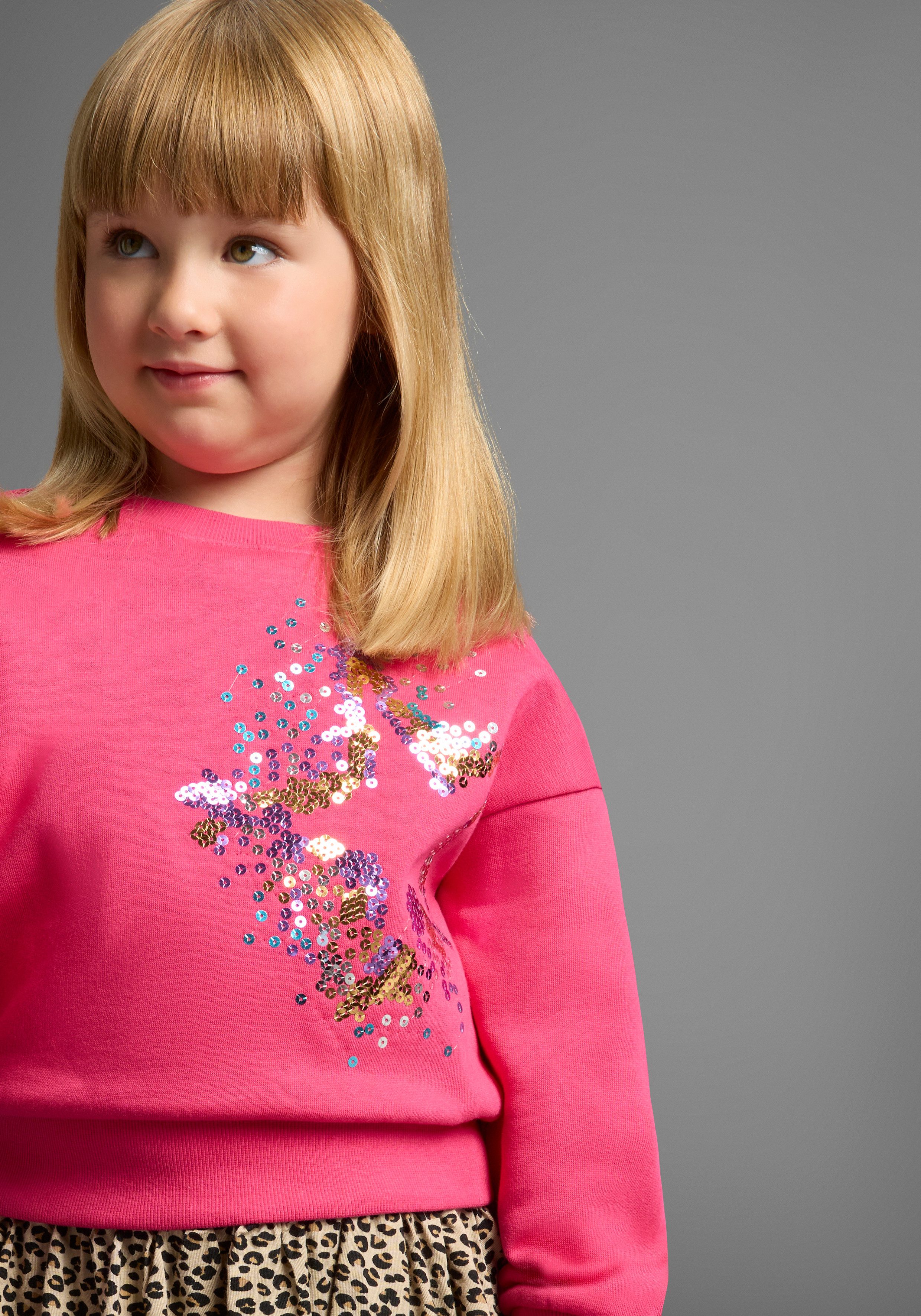 KangaROOS Sweatshirt Ster-applicatie voor kleine meisjes
