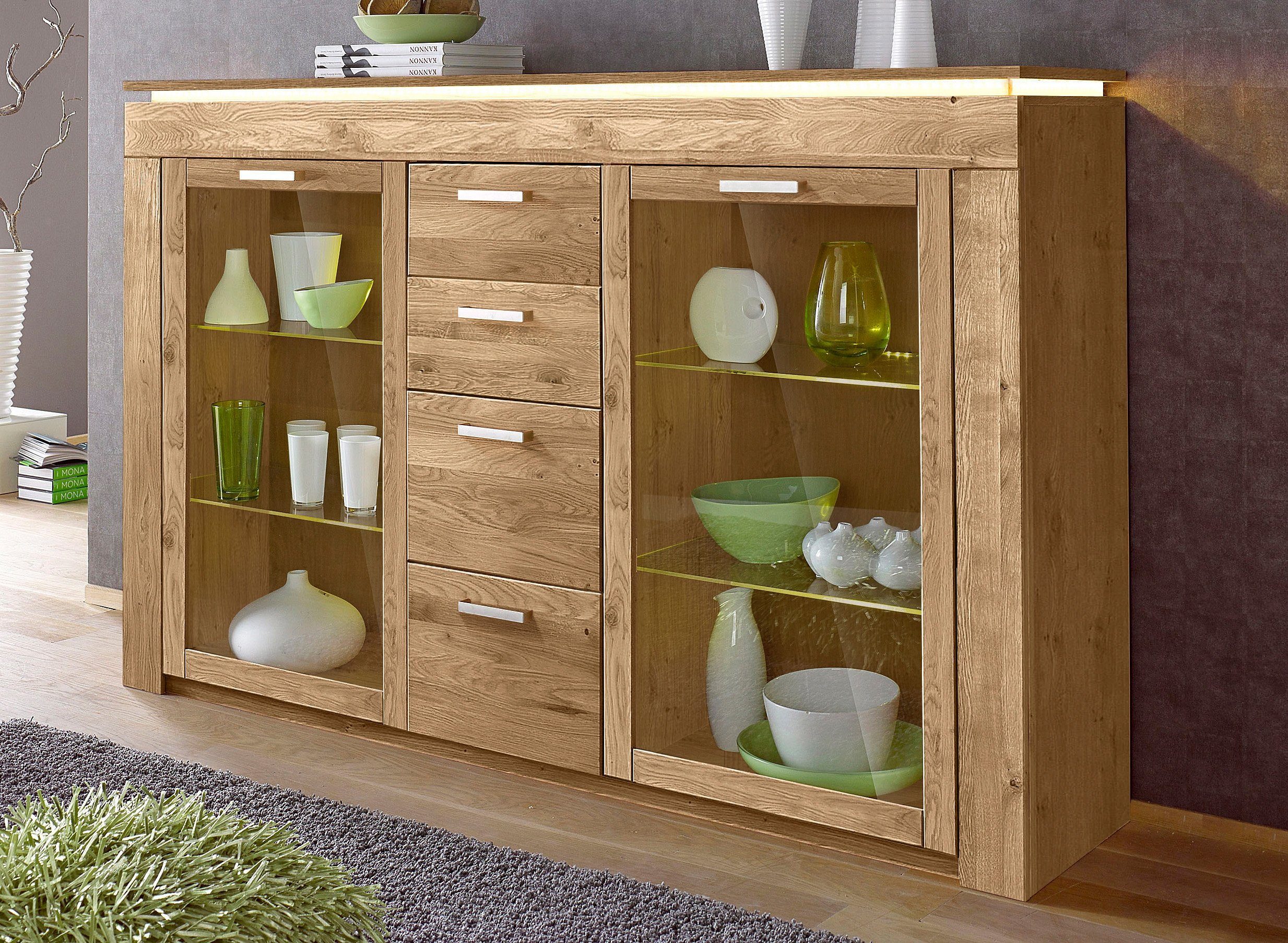 VOGL Möbelfabrik Highboard Breedte 182 cm highboards bruin
