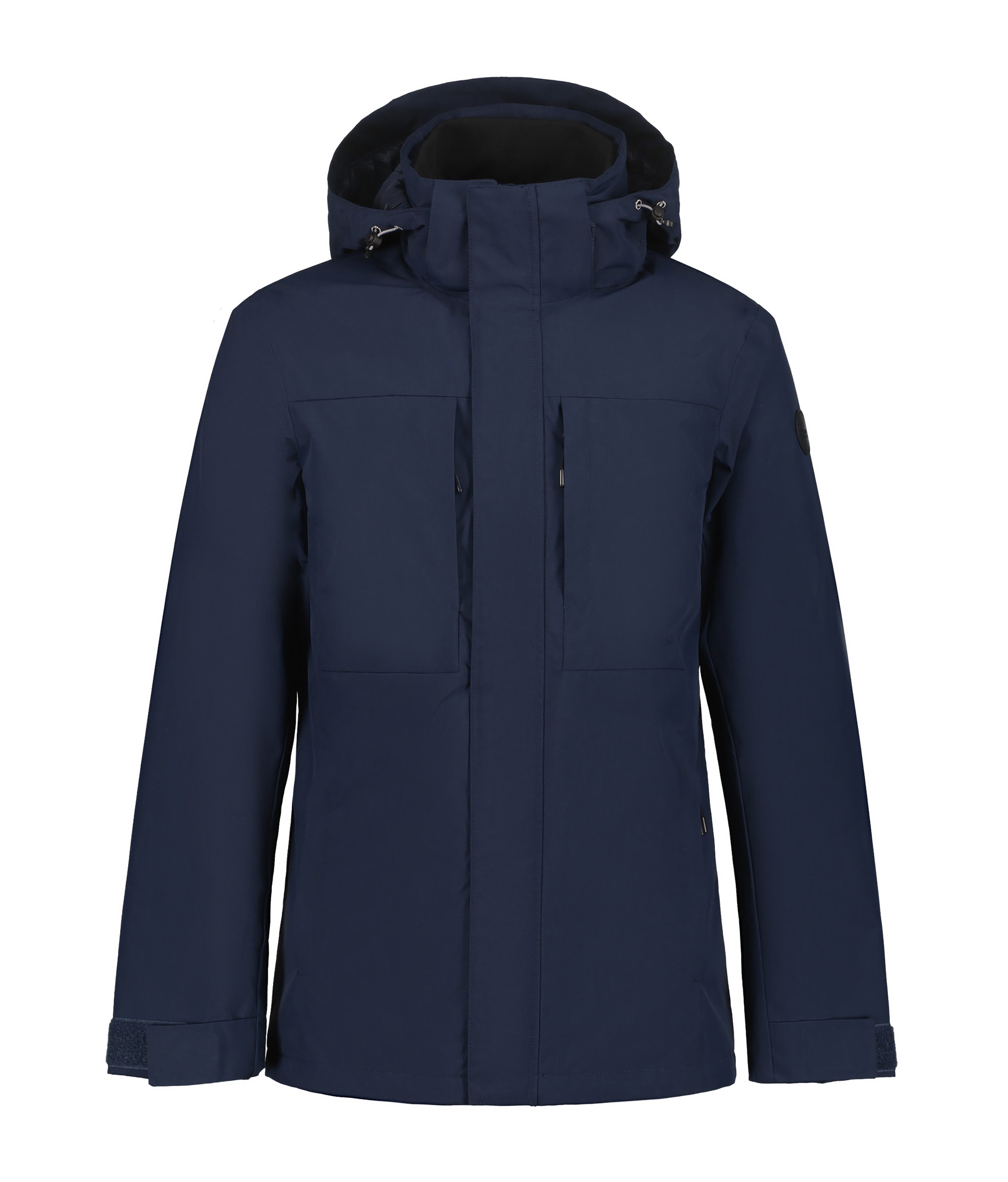 Icepeak Functioneel jack ALSTON met logo-teksten aan de capuchonkoord