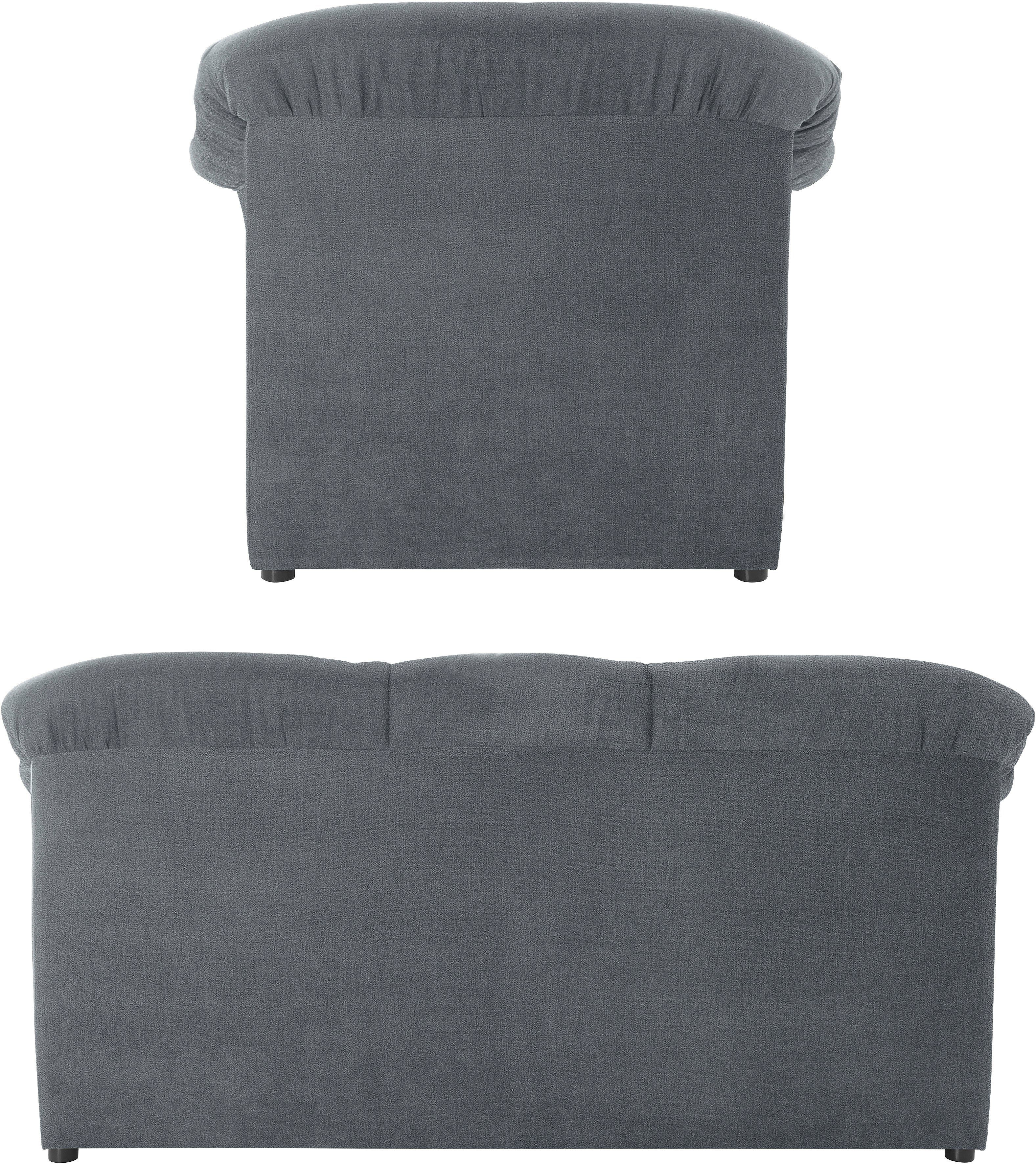 DOMO collection Zithoek Pegnitz Fauteuil en 3-zits (set)