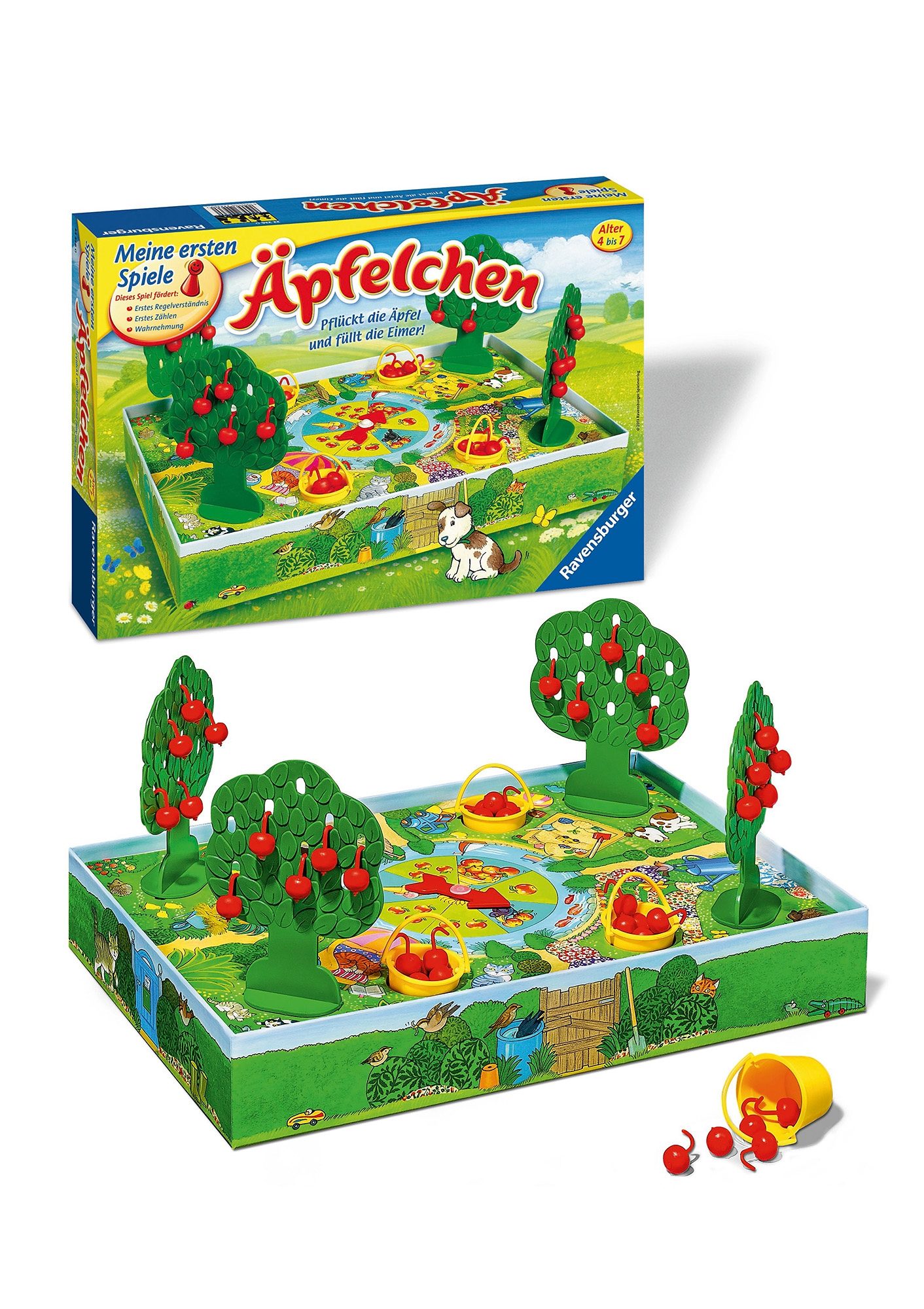 Ravensburger Spel Pluk de appels en vul de emmer!