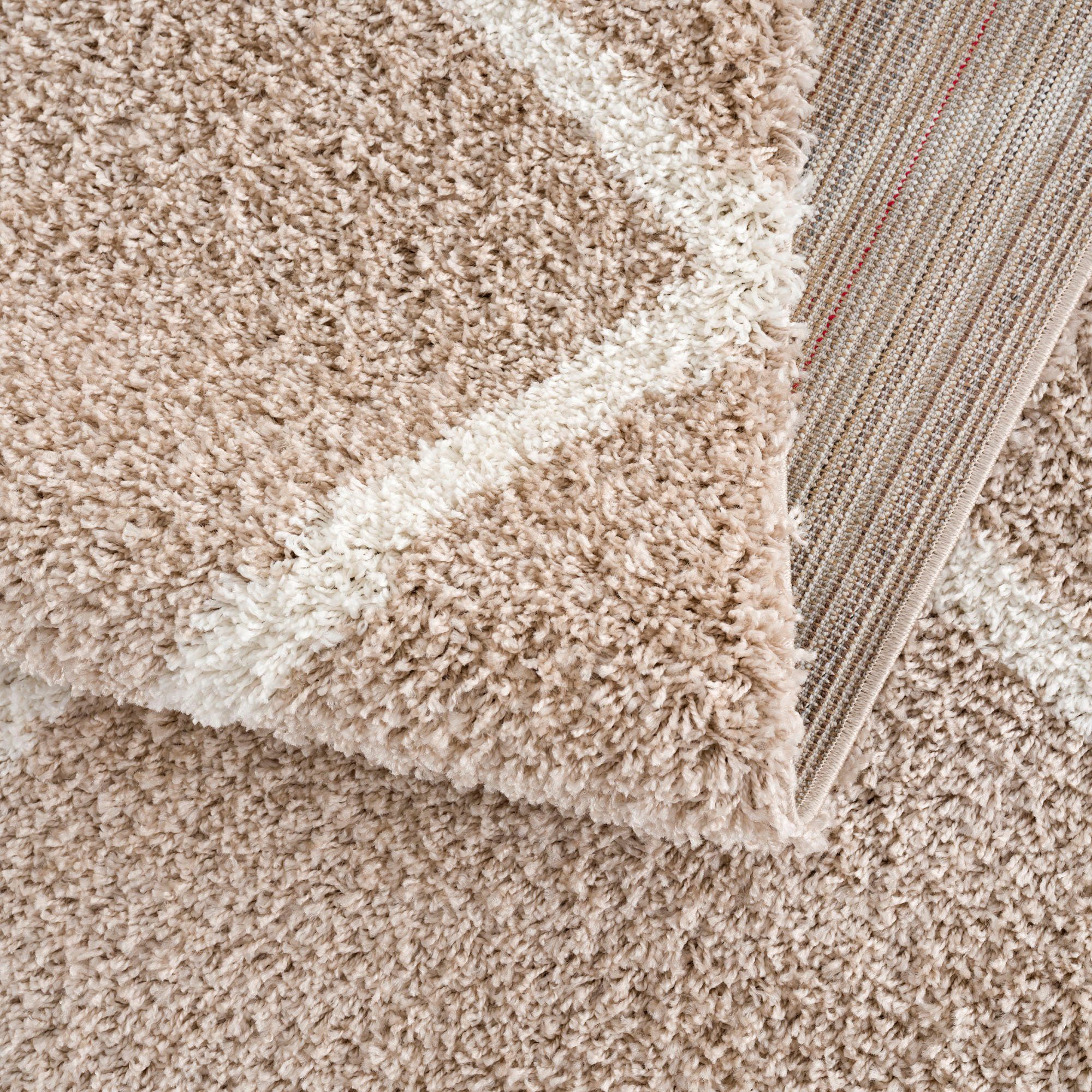 SANAT HALI Hoogpolig vloerkleed Madrid Woonkamer, lange pool, shaggy-vloerkleed