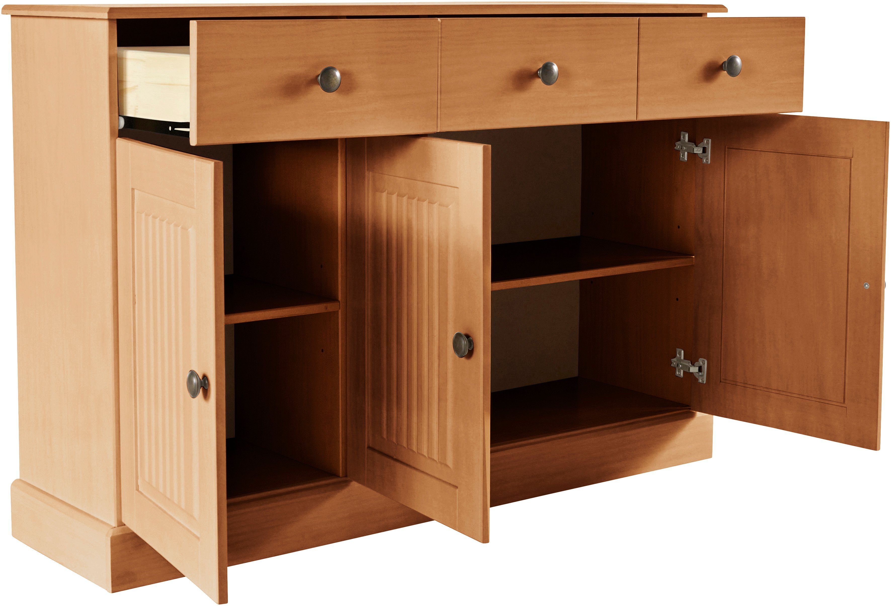 Home affaire Dressoir Liotta Commode met 2 lades en 2 verstelbare planken