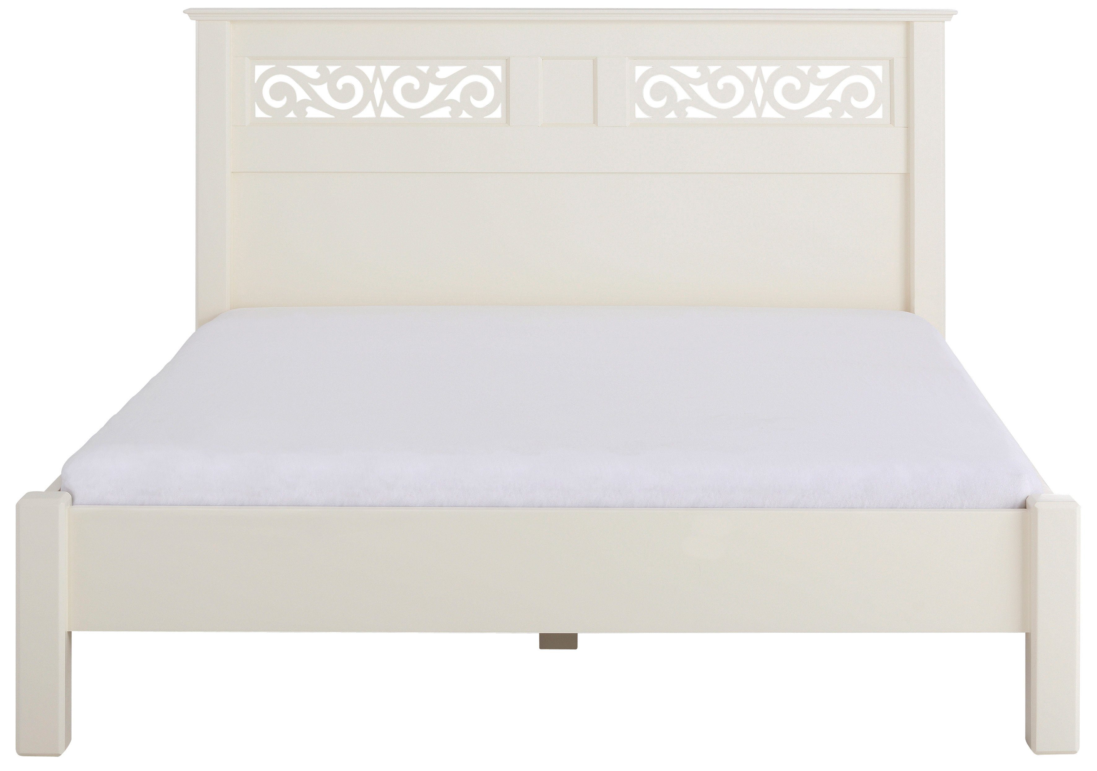 Home affaire Bed Arabeske van mooi massief beukenhout, met decoratief freeswerk in het hoofdbord