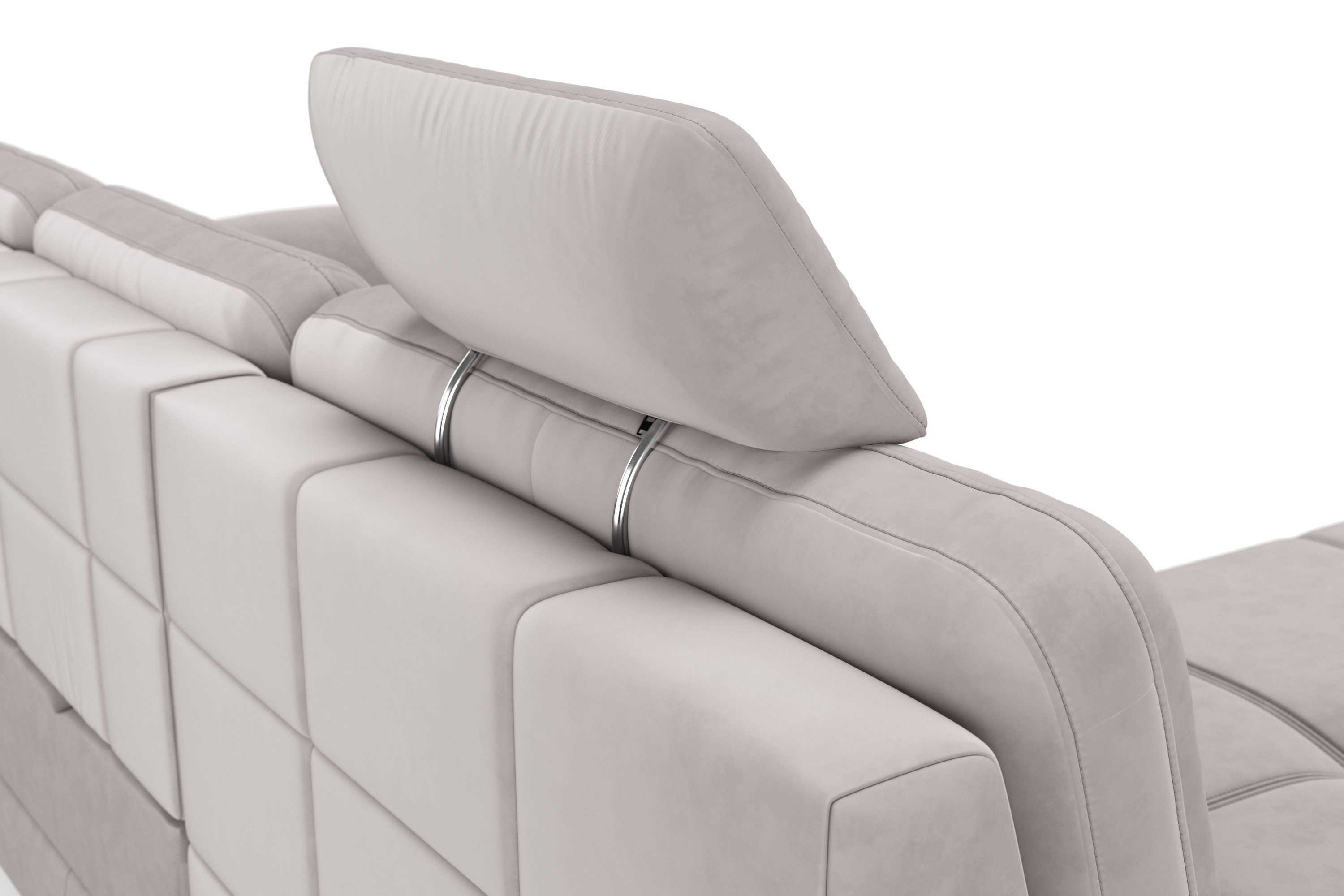 sit&more Hoekbank Bendigo L-vorm inclusief zitdiepteverstelling, bodemvrijheid 15 cm, 2 pootkleuren