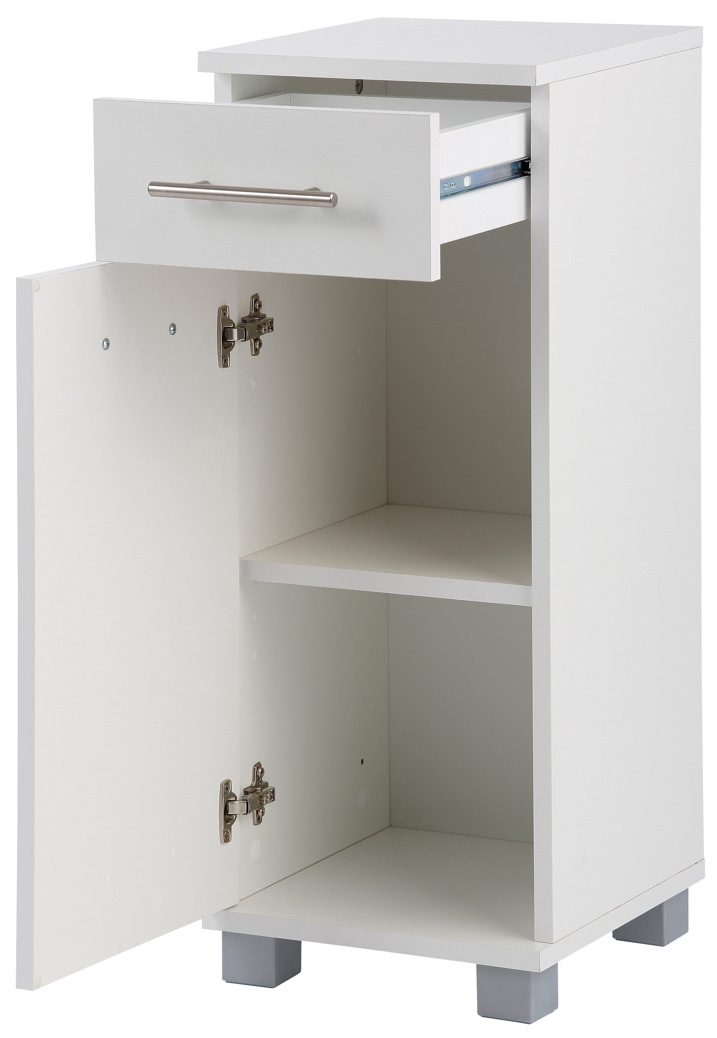 welltime Smalle kast Emmi, breedte 30 cm Verwisselbare deurstop, metalen beslag