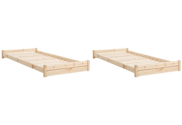 Bed van massief grenen in set van 2 Bed van massief grenen in set van 2