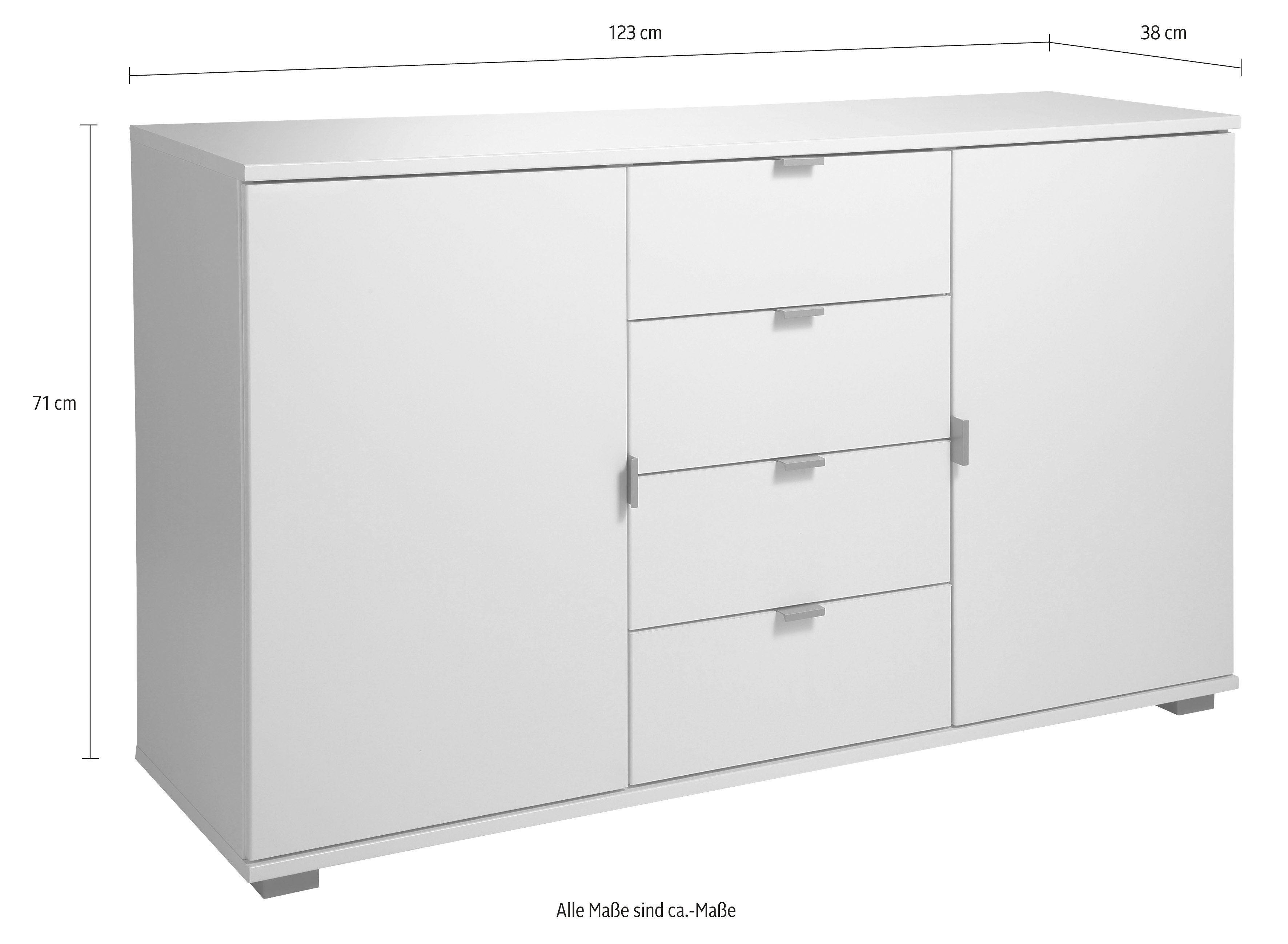 priess Dressoir Breedte 123 cm