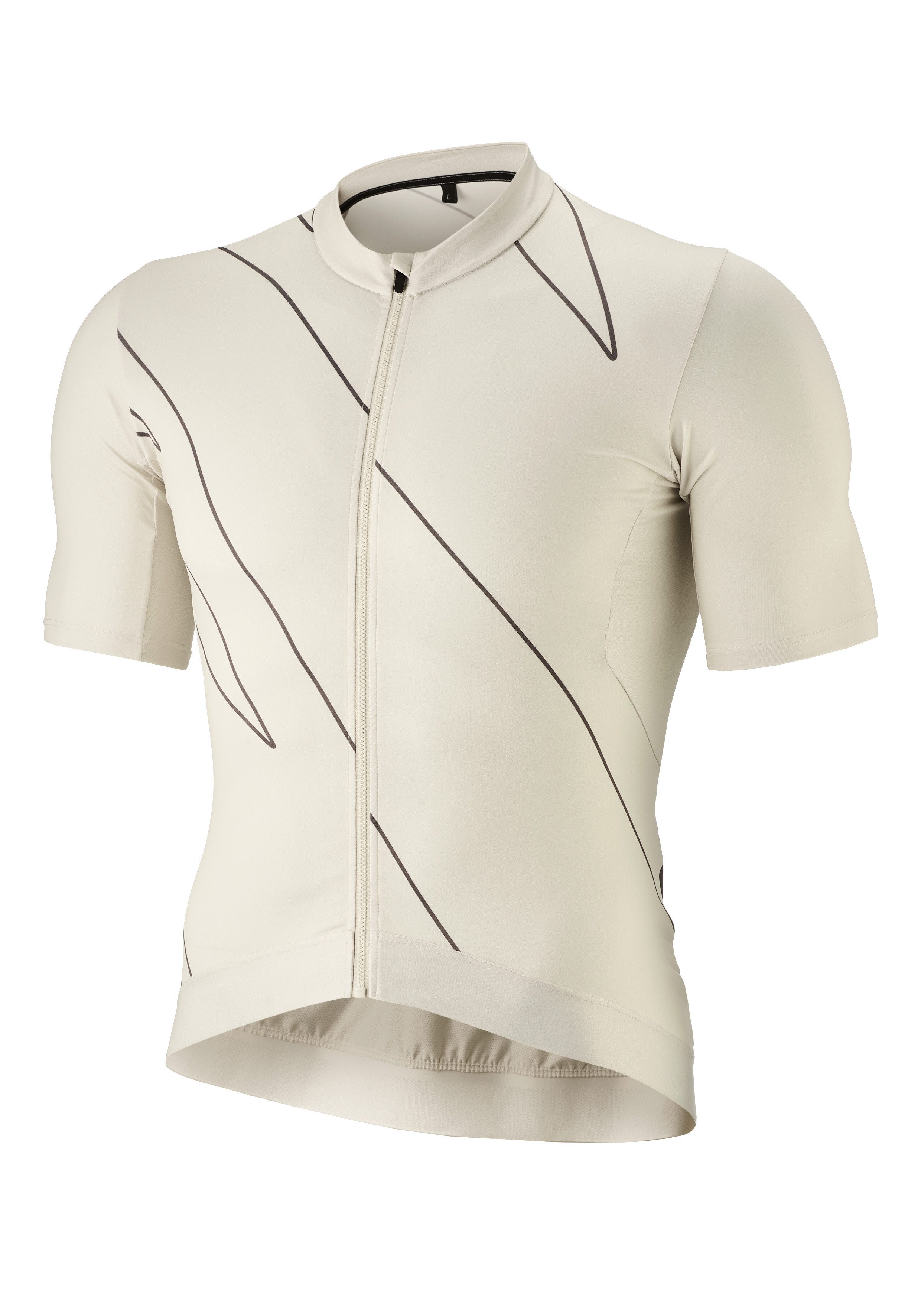Gonso Fietsshirt Road Jersey Print M Heren fiets trui korte mouwen, full-zip trui, rugzak, slim fit